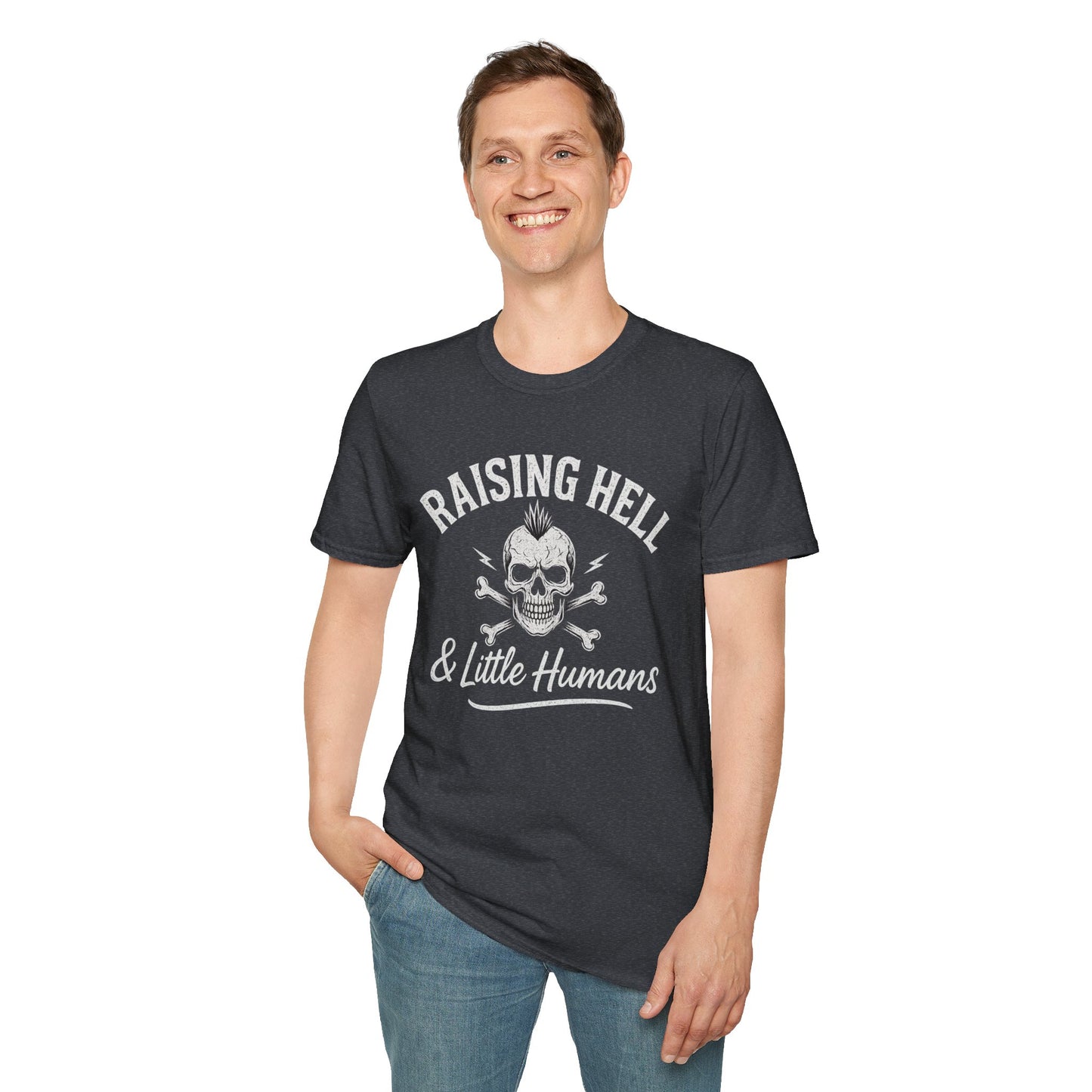 Raising Hell & Little Humans | Rebel Parenting T-Shirt