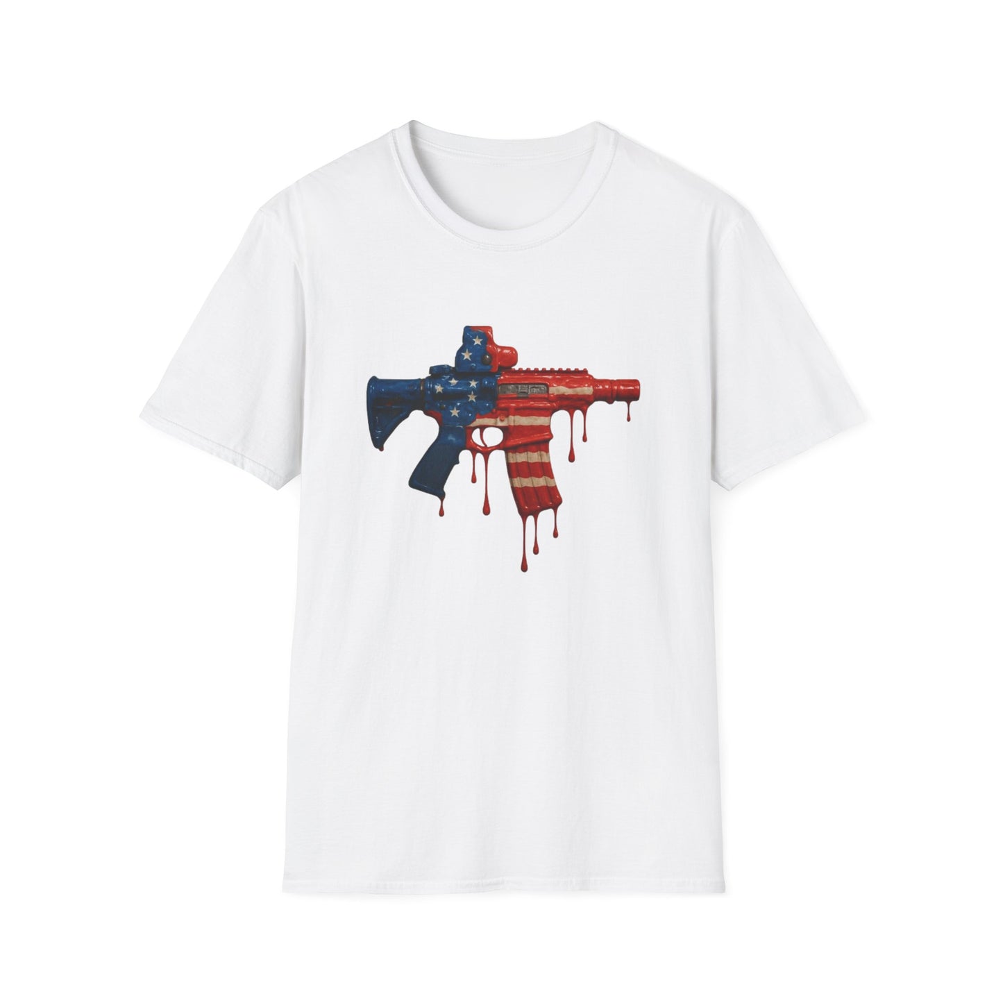Dripping with Patriotism Graphic Tee — Red, White & Bold