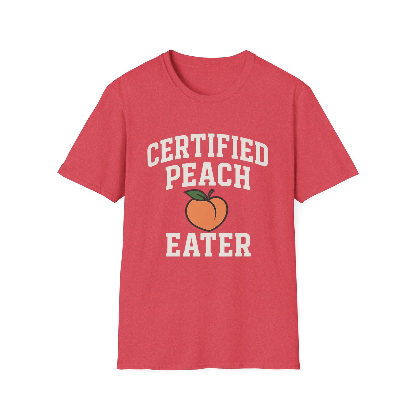 Certified Peach Eater T-Shirt — Fun Summer Vibes