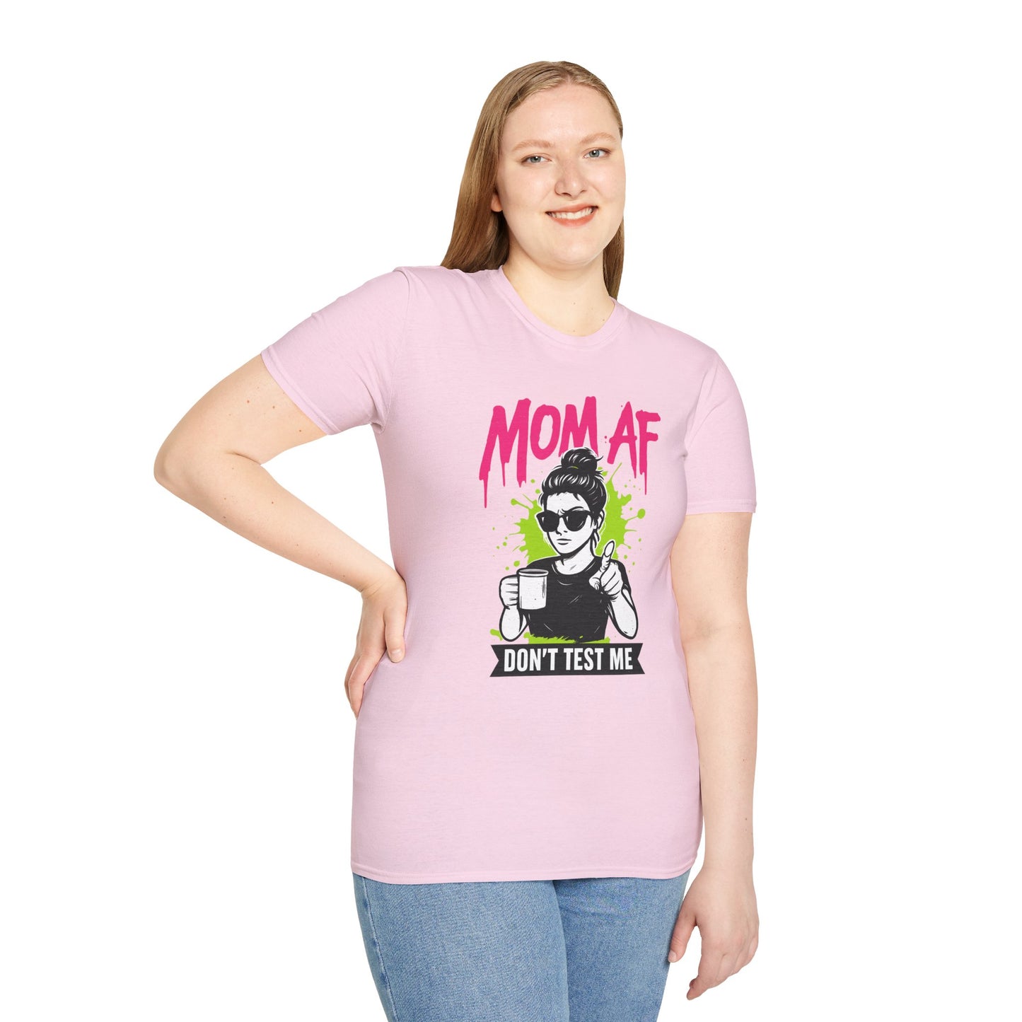 MOM AF — Don’t Test Me | Savage Mom Graffiti Tee