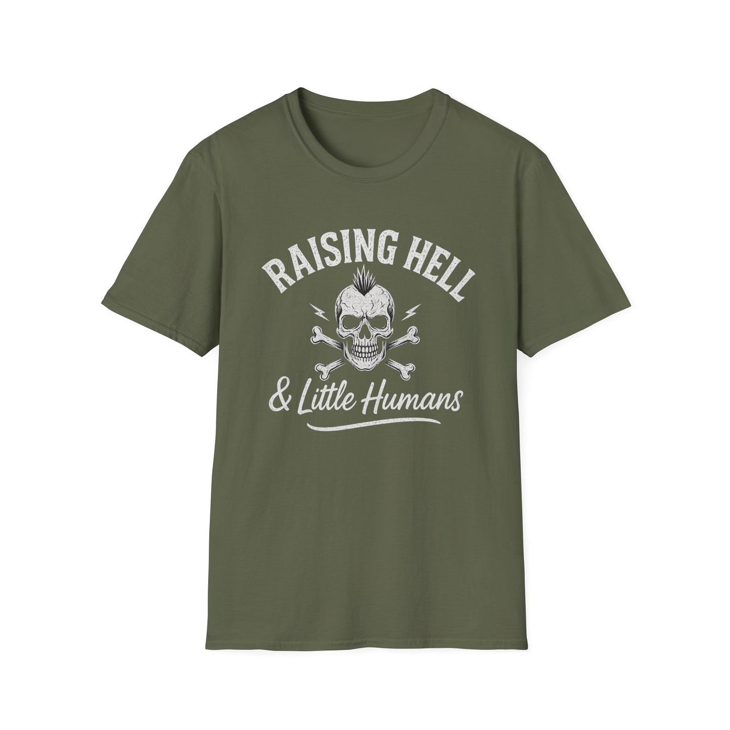 Raising Hell & Little Humans | Rebel Parenting T-Shirt