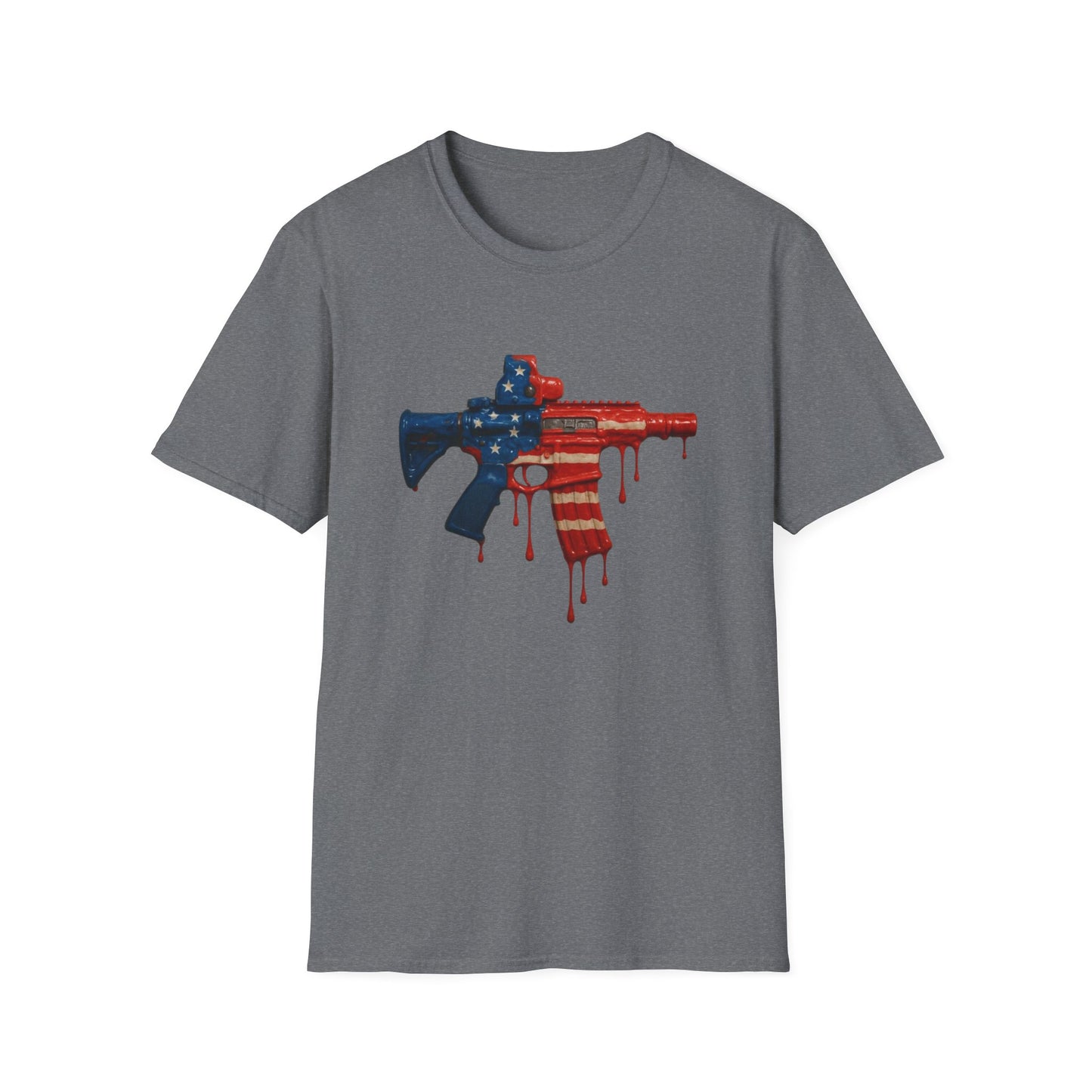 Dripping with Patriotism Graphic Tee — Red, White & Bold
