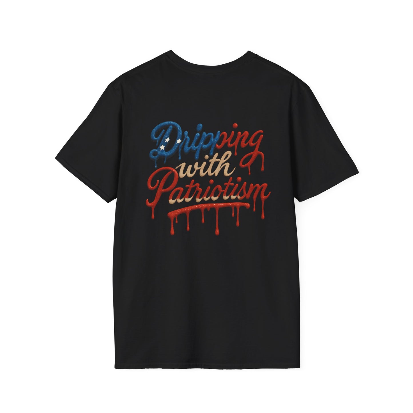 Dripping with Patriotism Graphic Tee — Red, White & Bold