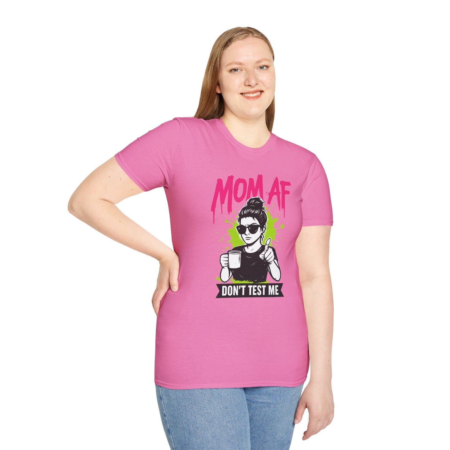 MOM AF — Don’t Test Me | Savage Mom Graffiti Tee