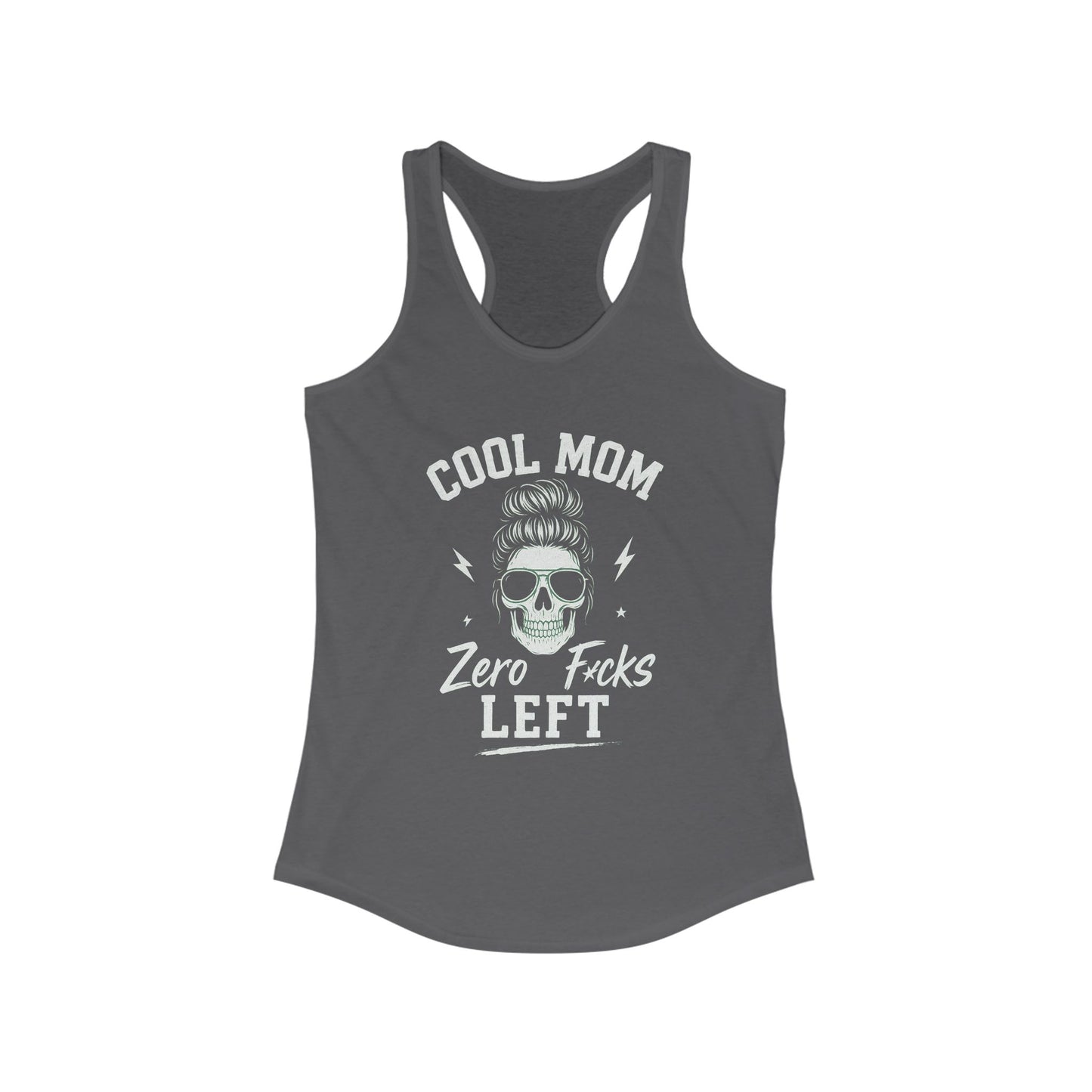 Cool Mom Racerback Tank — Zero F*cks Left