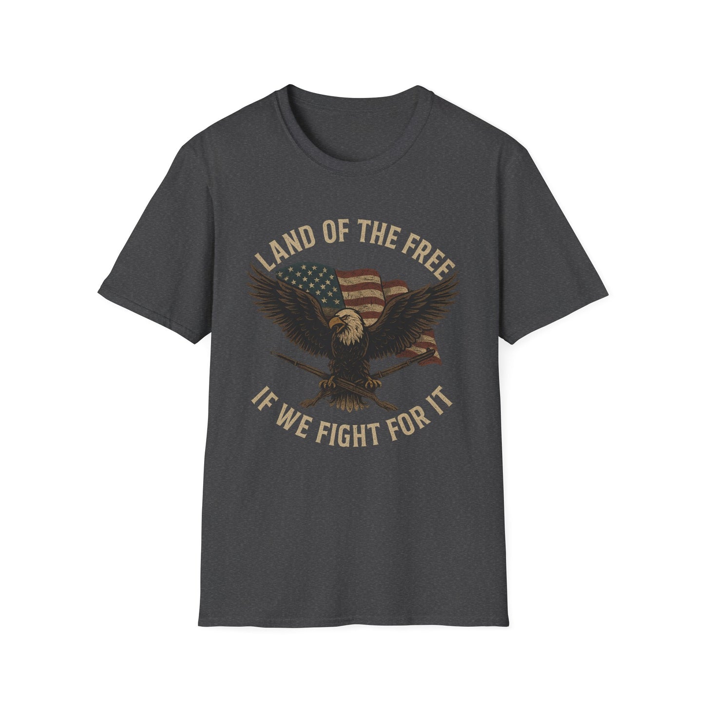 Land of the Free Patriotic Eagle Tee