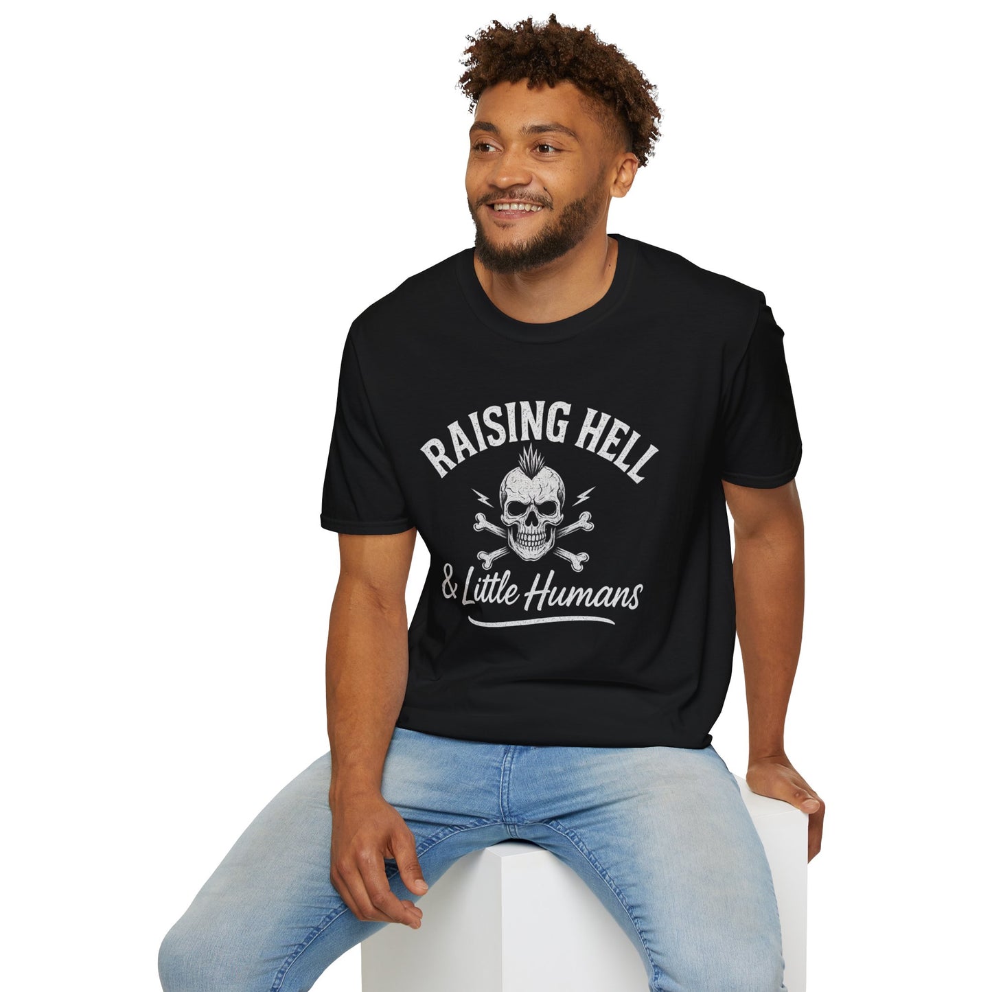 Raising Hell & Little Humans | Rebel Parenting T-Shirt