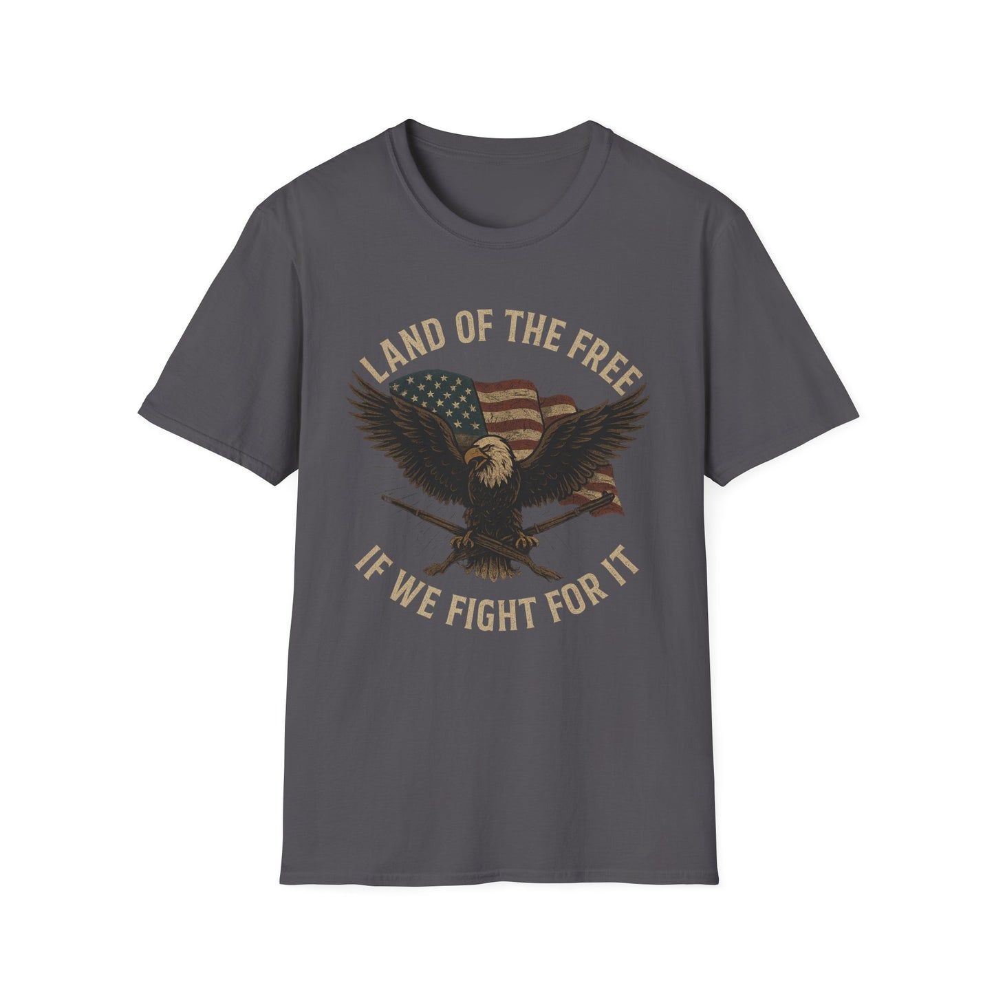 Land of the Free Patriotic Eagle Tee