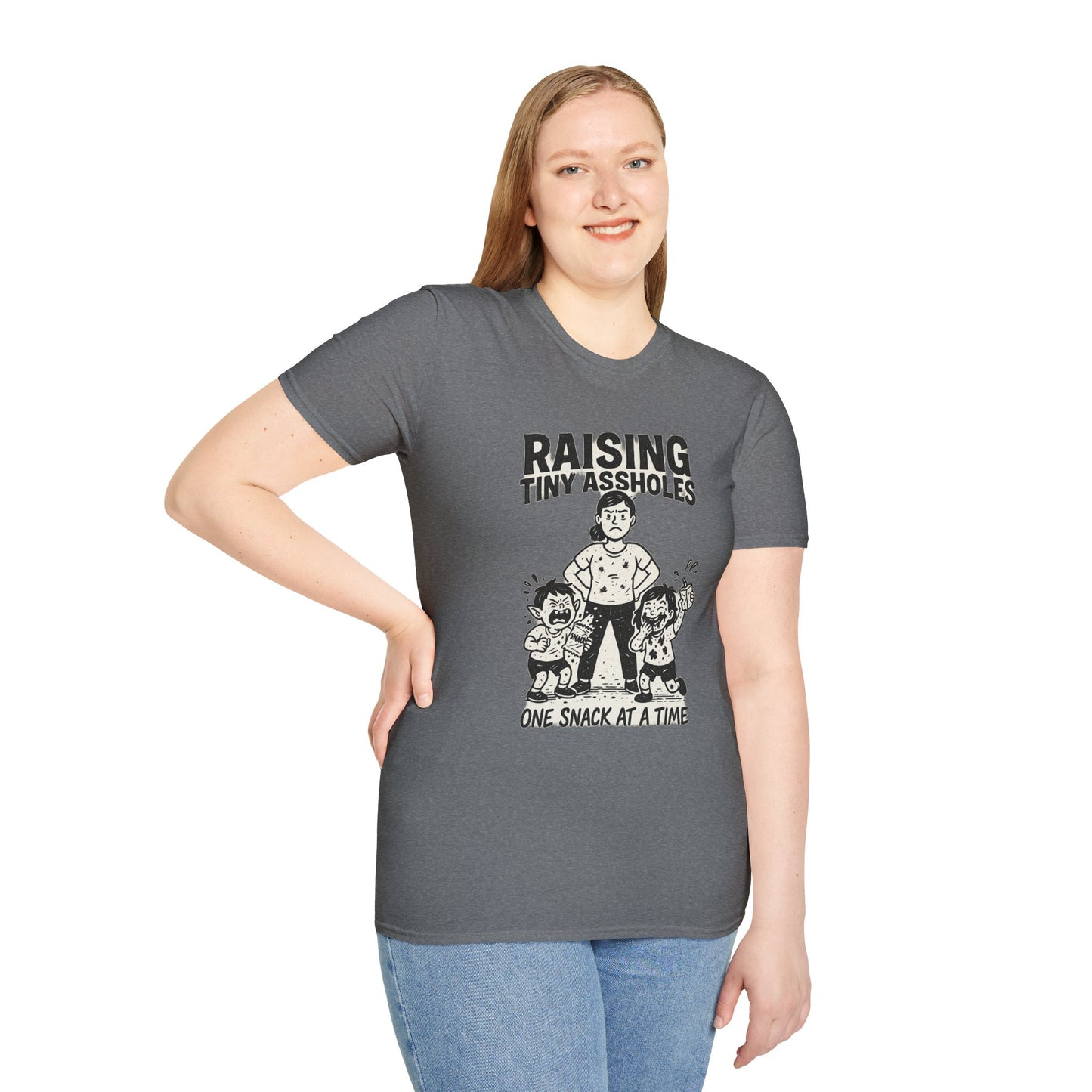 Raising Tiny Assholes — One Snack at a Time | Funny Parenting Tee