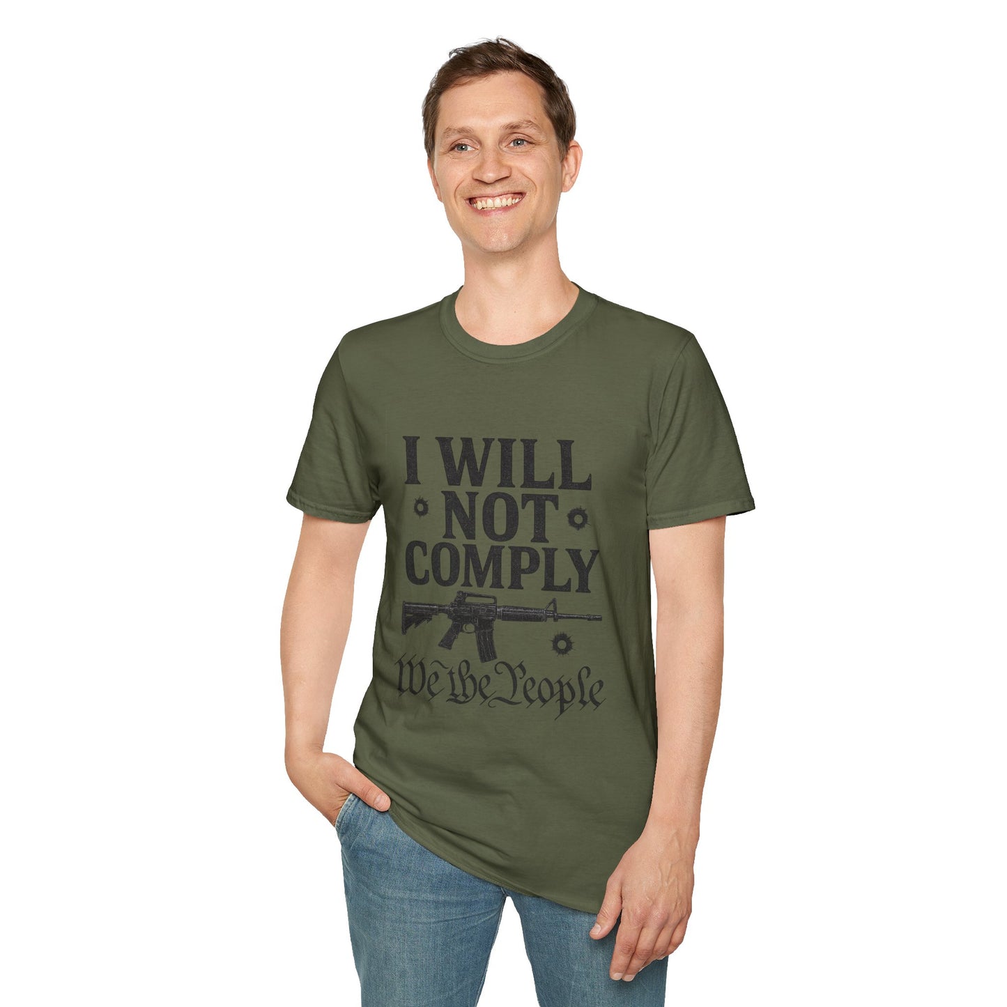 I Will Not Comply Tee — We The People Edition