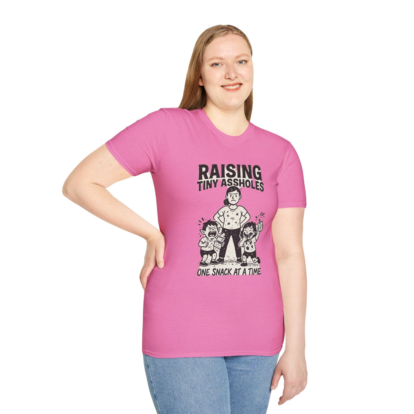 Raising Tiny Assholes — One Snack at a Time | Funny Parenting Tee