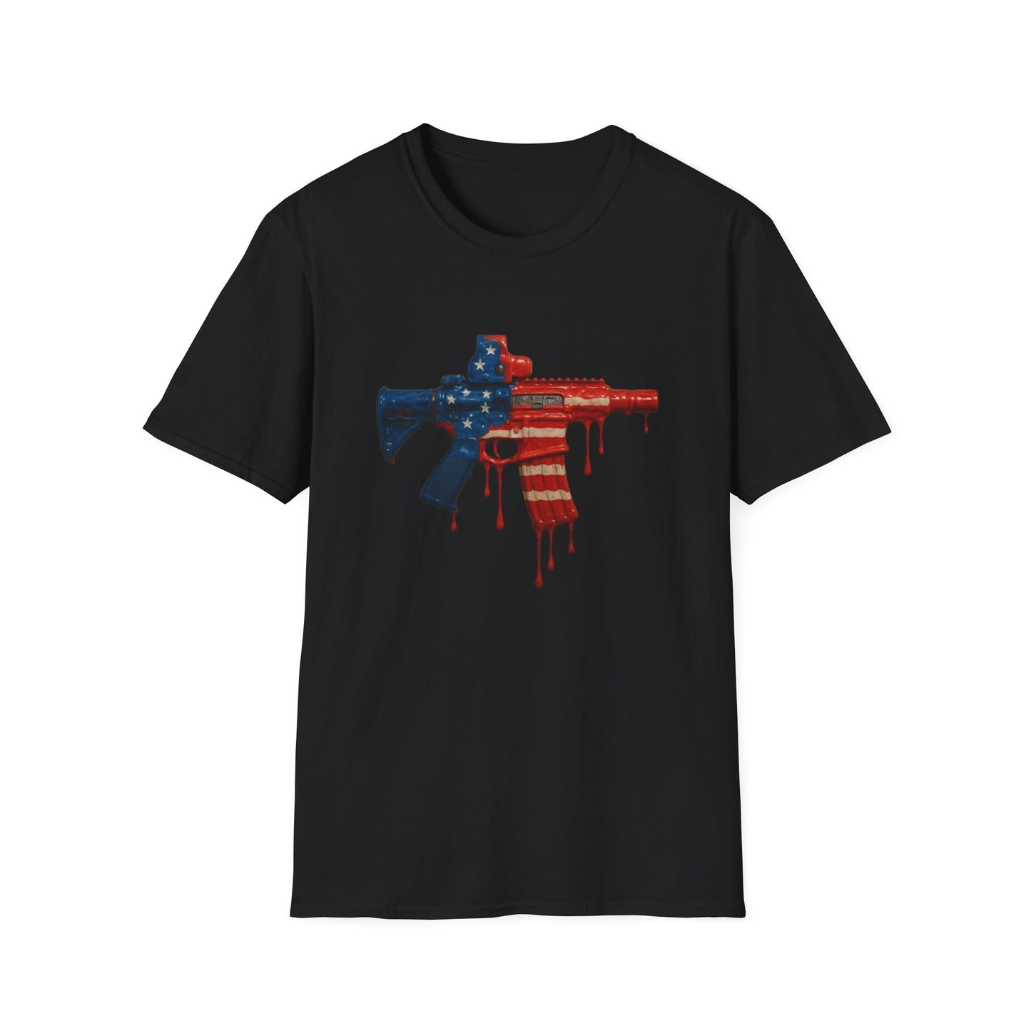 Dripping with Patriotism Graphic Tee — Red, White & Bold