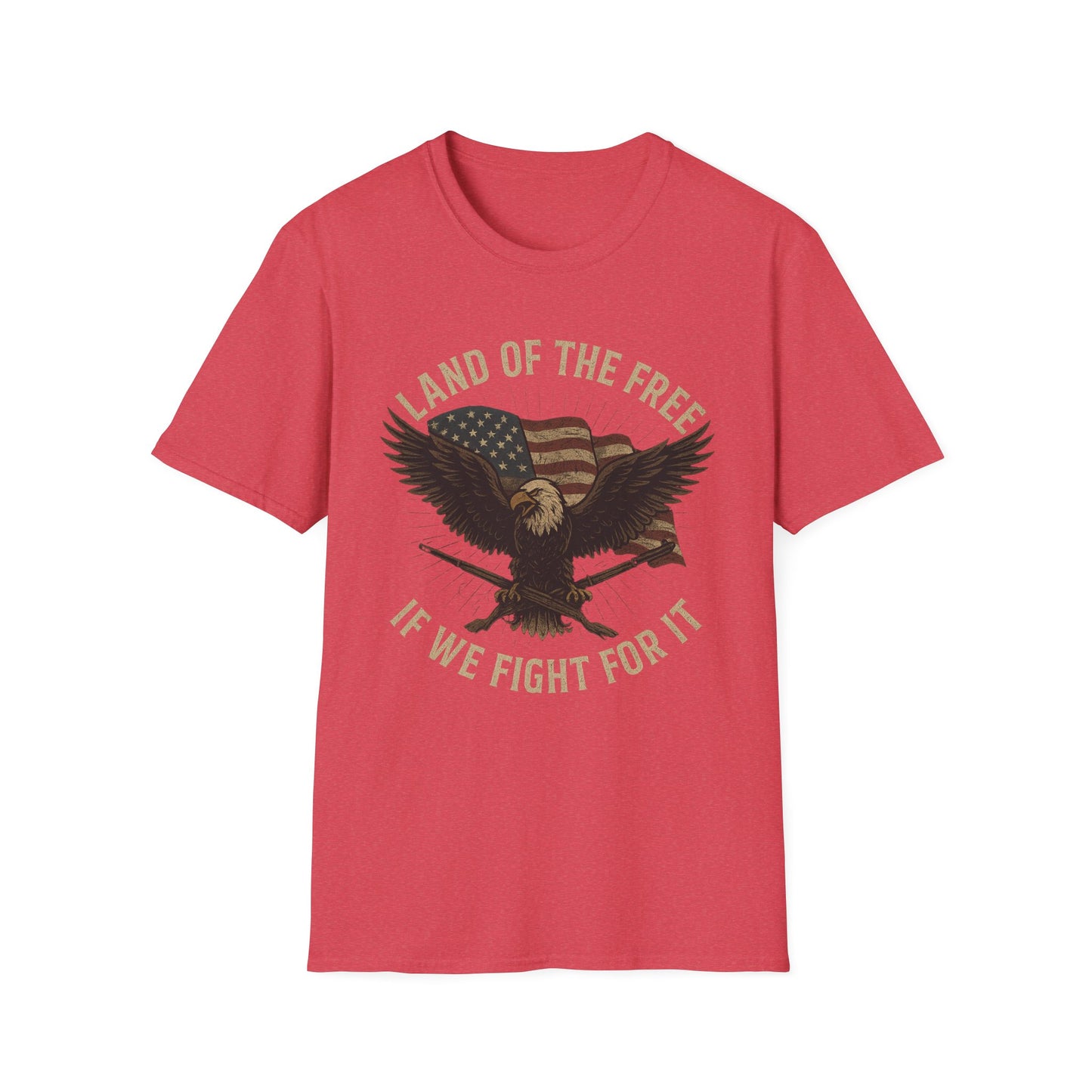 Land of the Free Patriotic Eagle Tee