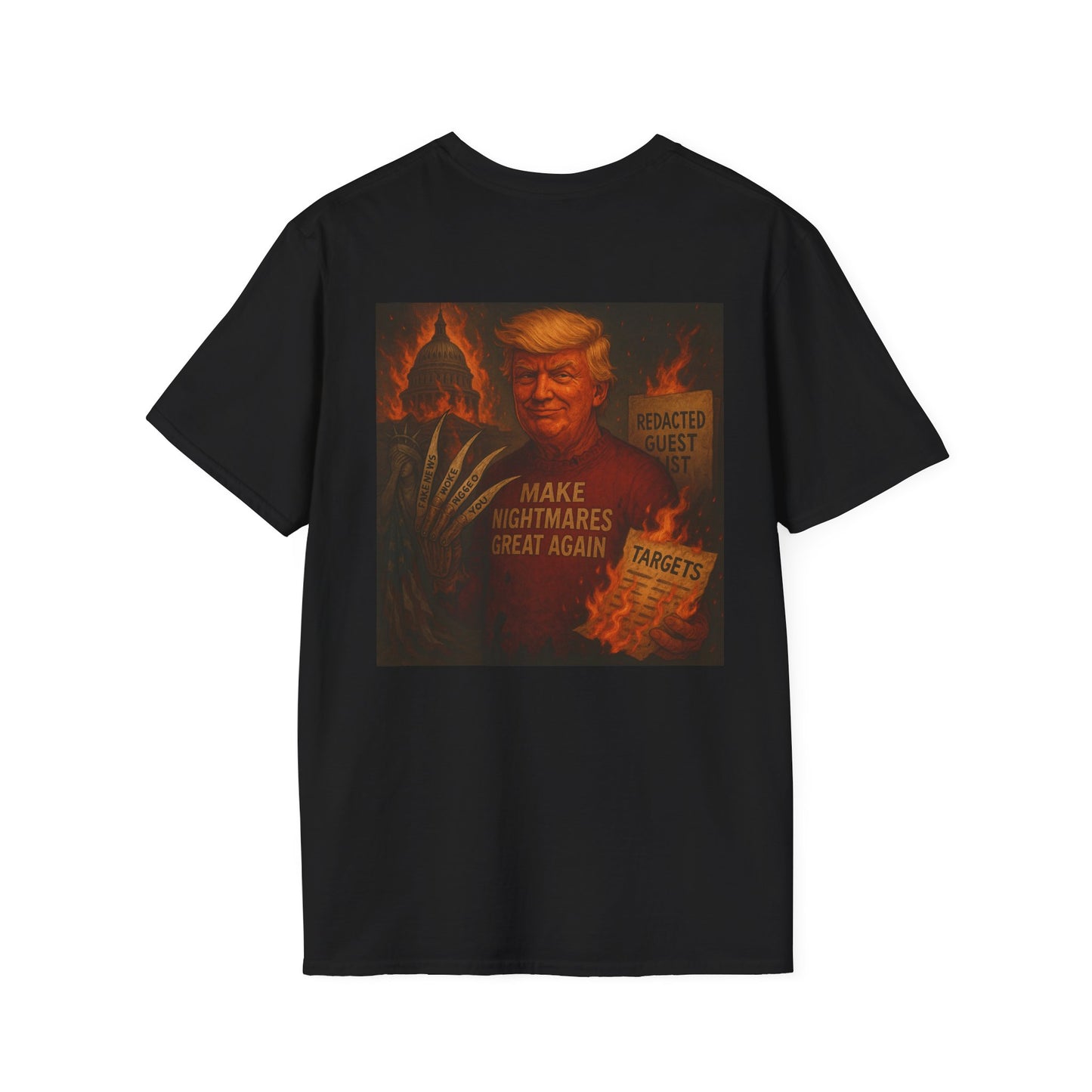 Make Nightmares Great Again” Trump Freddy Horror Tee