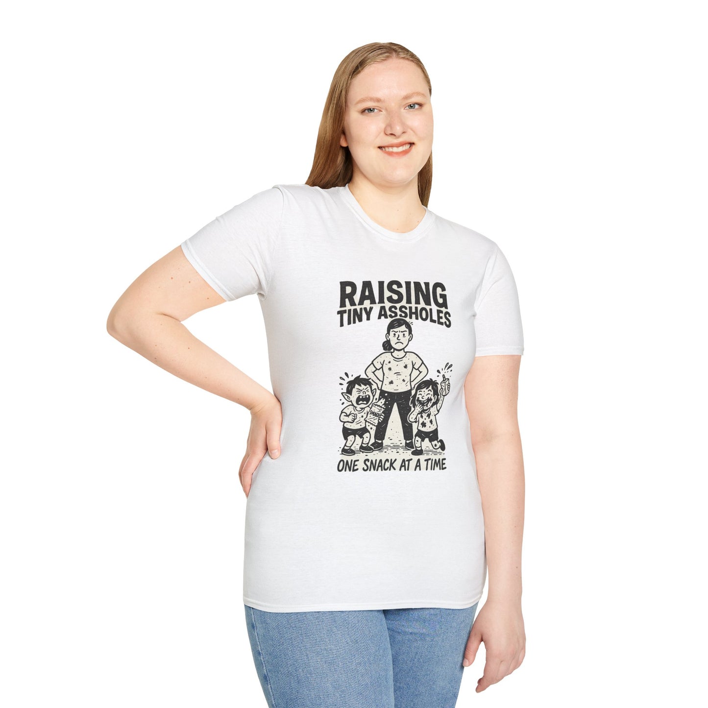 Raising Tiny Assholes — One Snack at a Time | Funny Parenting Tee