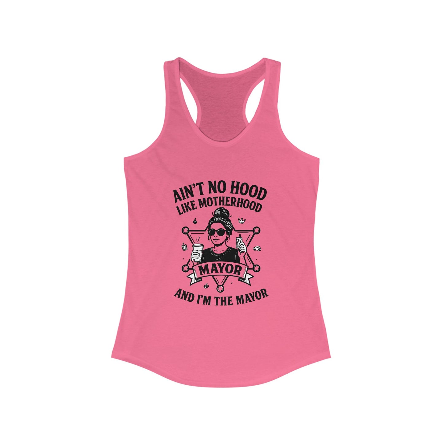 Ain’t No Hood Like Motherhood — And I’m the Mayor | Savage Mom Graphic Tee