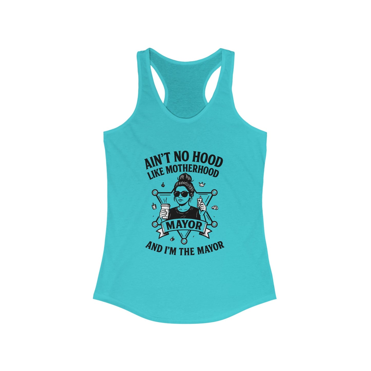 Ain’t No Hood Like Motherhood — And I’m the Mayor | Savage Mom Graphic Tee