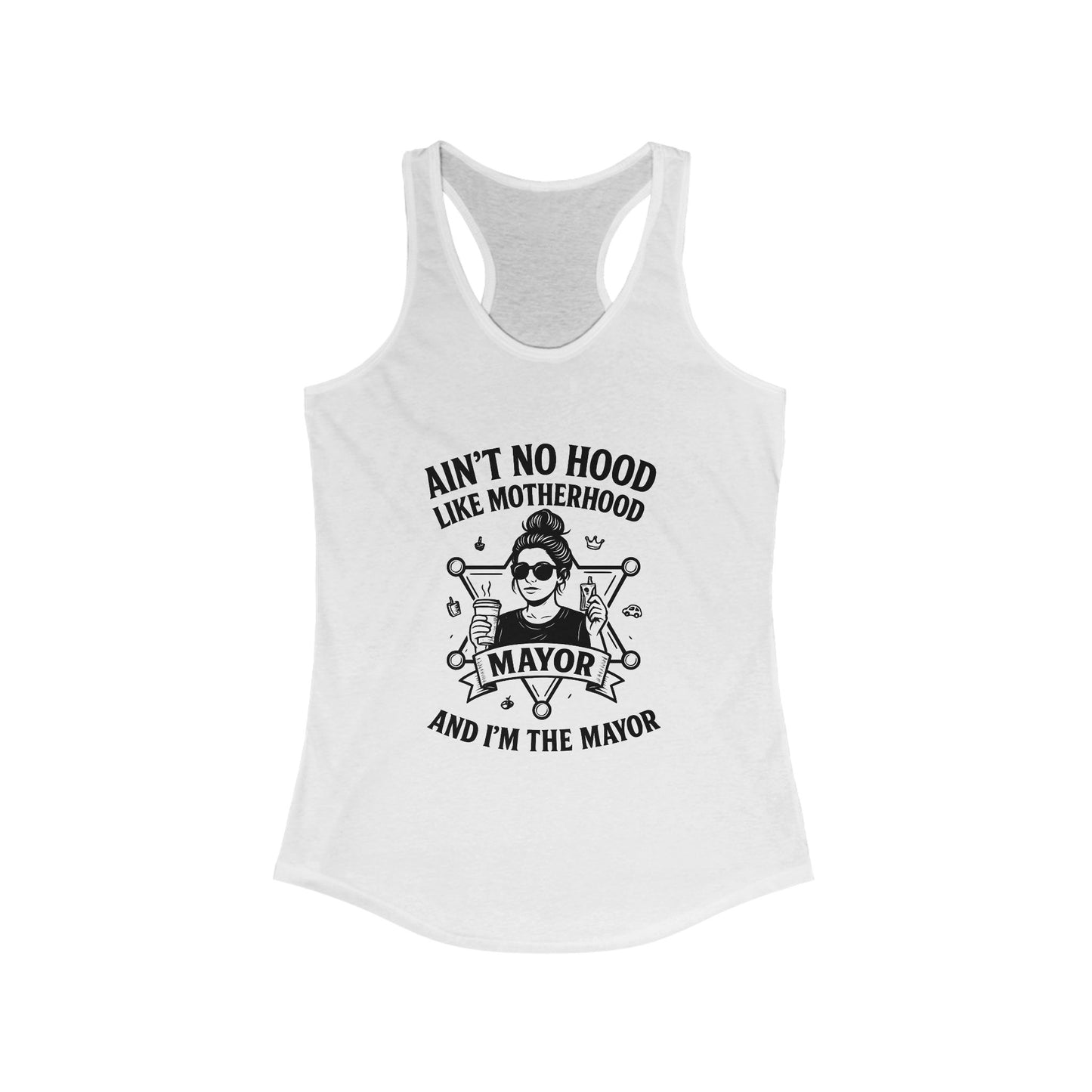 Ain’t No Hood Like Motherhood — And I’m the Mayor | Savage Mom Graphic Tee