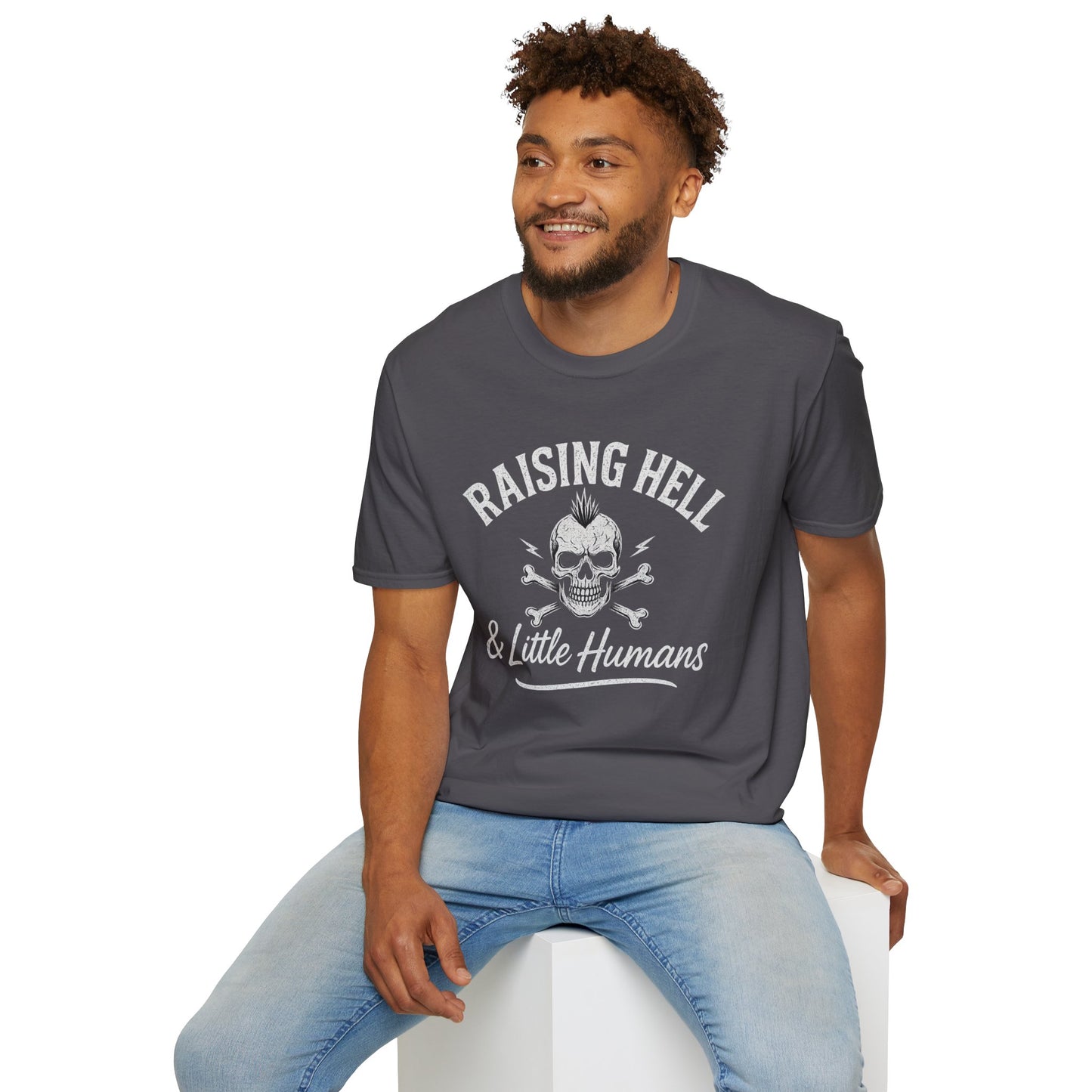 Raising Hell & Little Humans | Rebel Parenting T-Shirt
