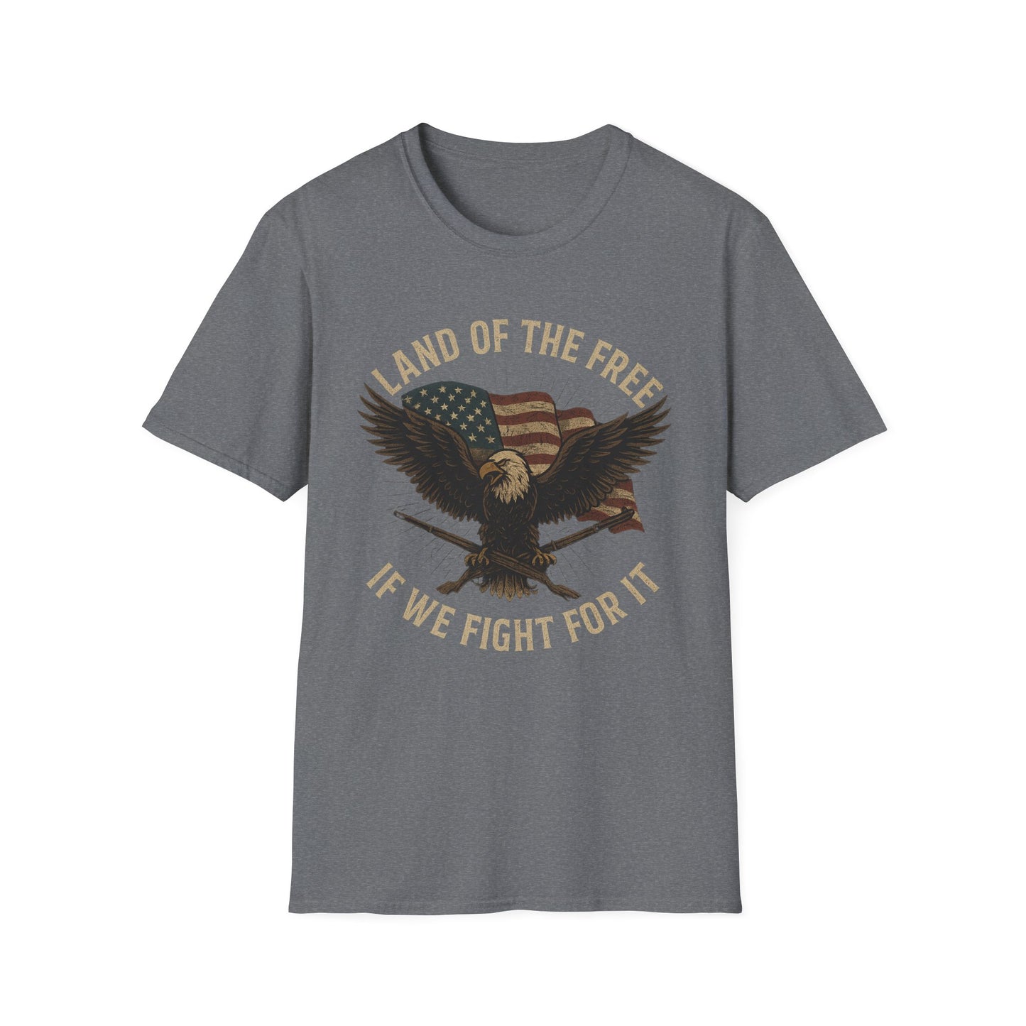 Land of the Free Patriotic Eagle Tee
