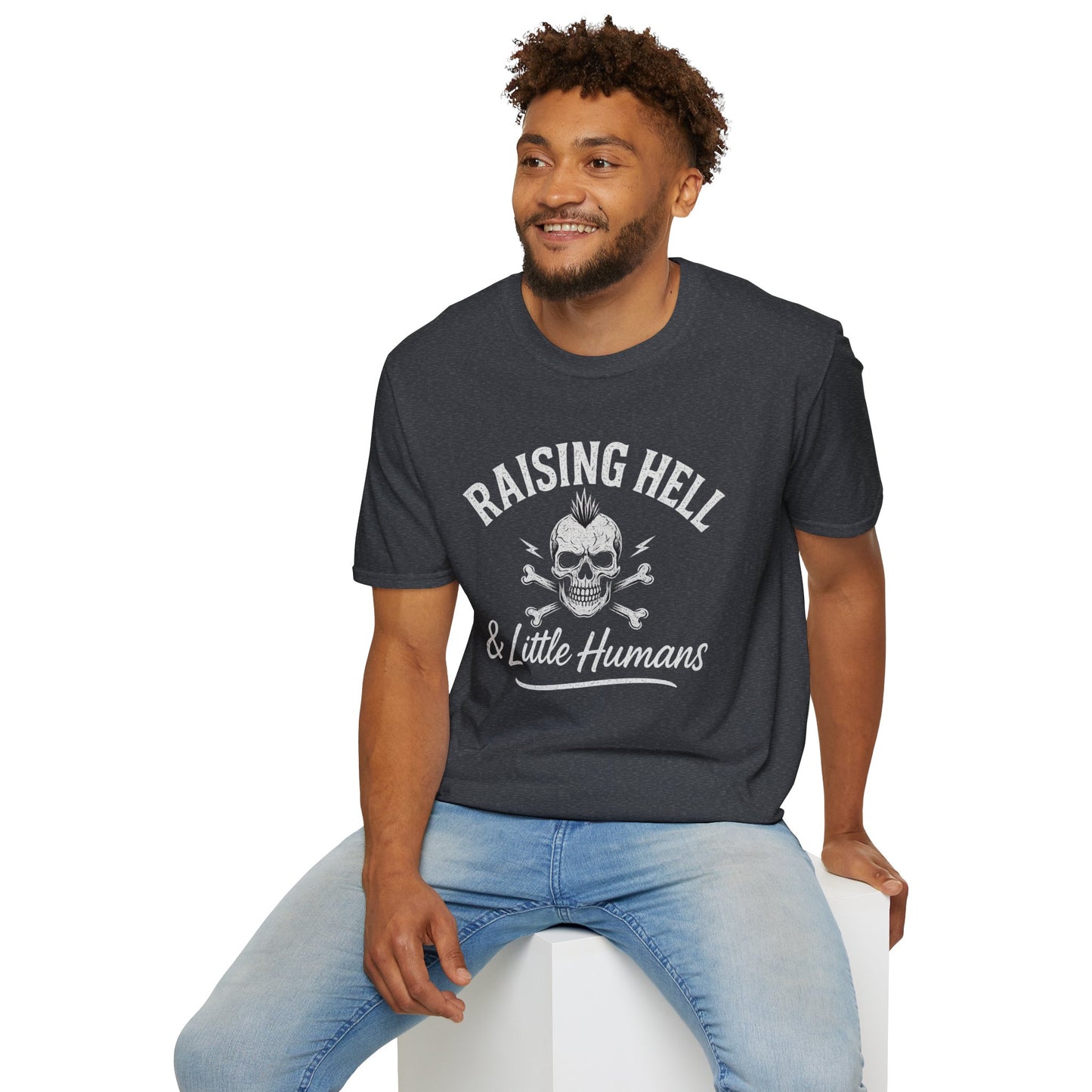 Raising Hell & Little Humans | Rebel Parenting T-Shirt