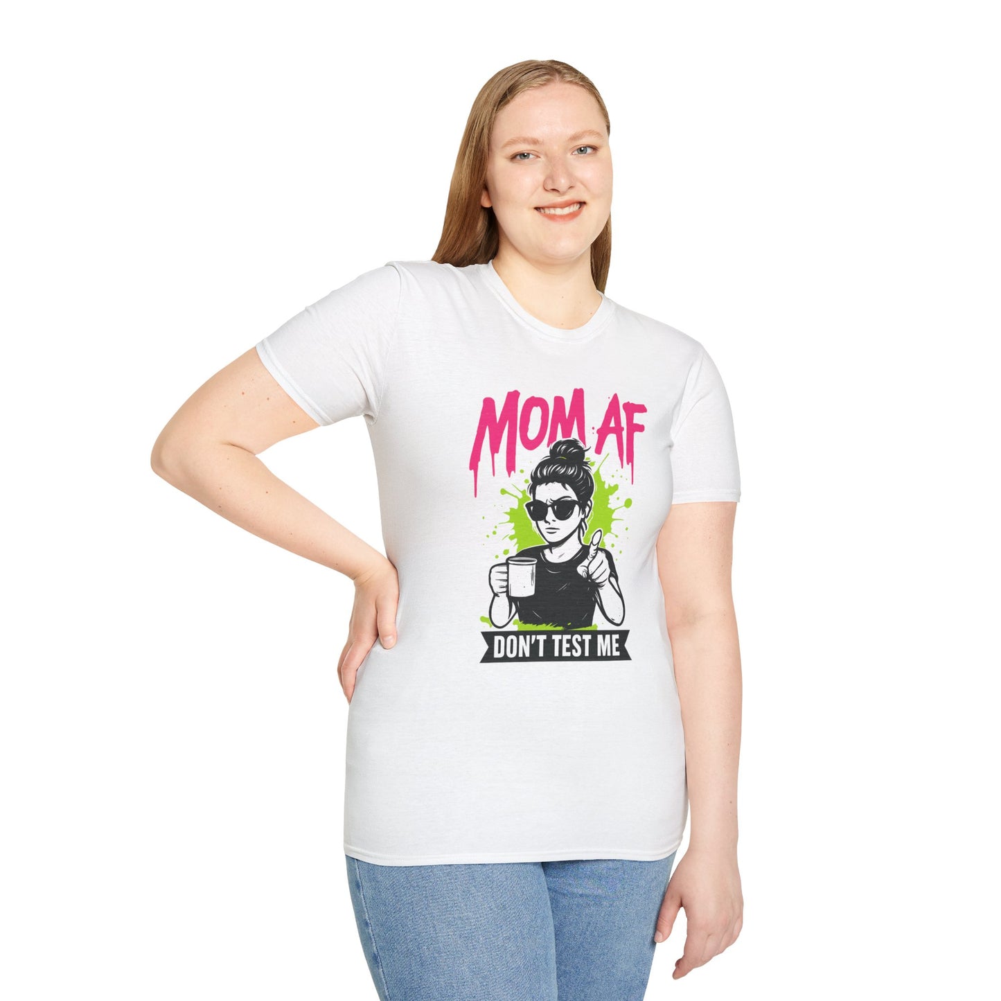MOM AF — Don’t Test Me | Savage Mom Graffiti Tee
