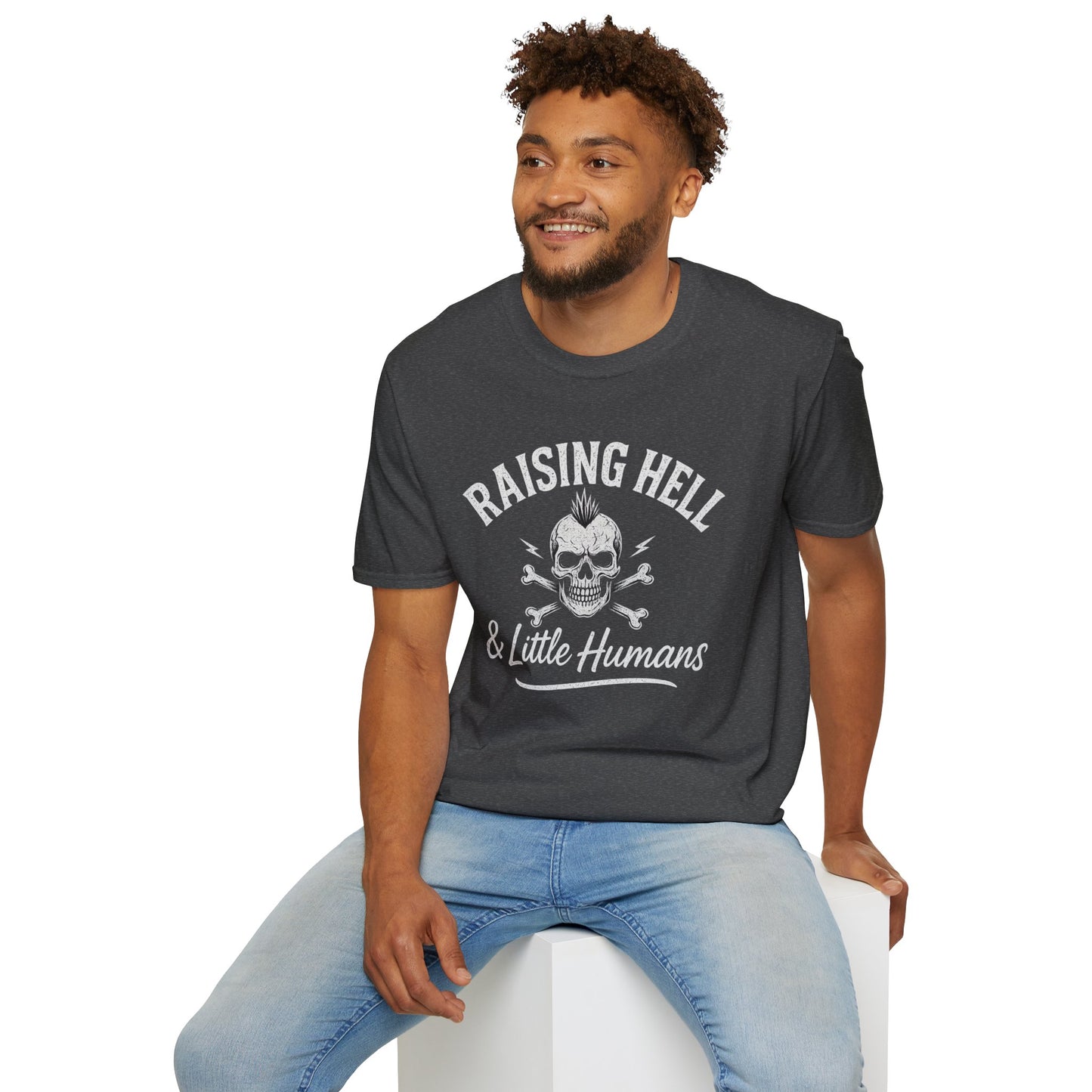 Raising Hell & Little Humans | Rebel Parenting T-Shirt