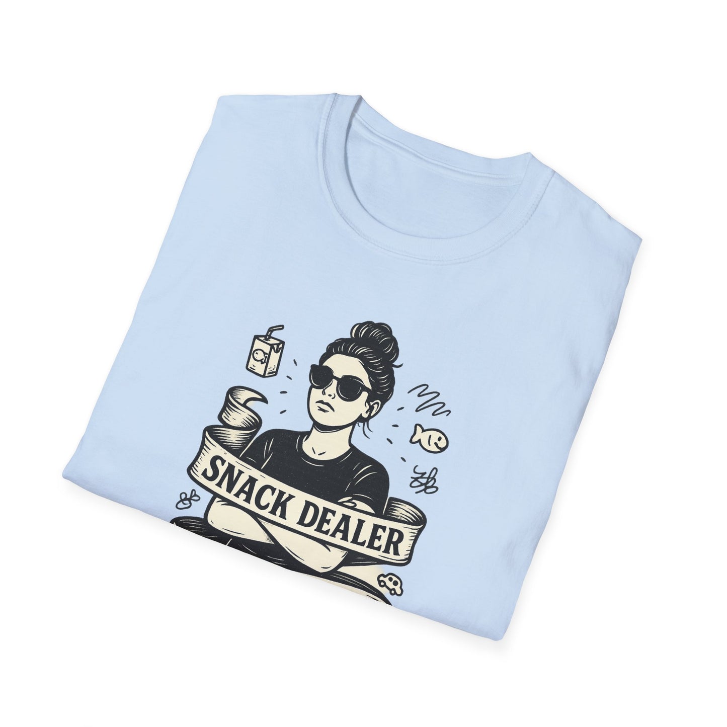 Snack Dealer. Chaos Curator. Professional Eye Roller | Savage Mom Tattoo Tee