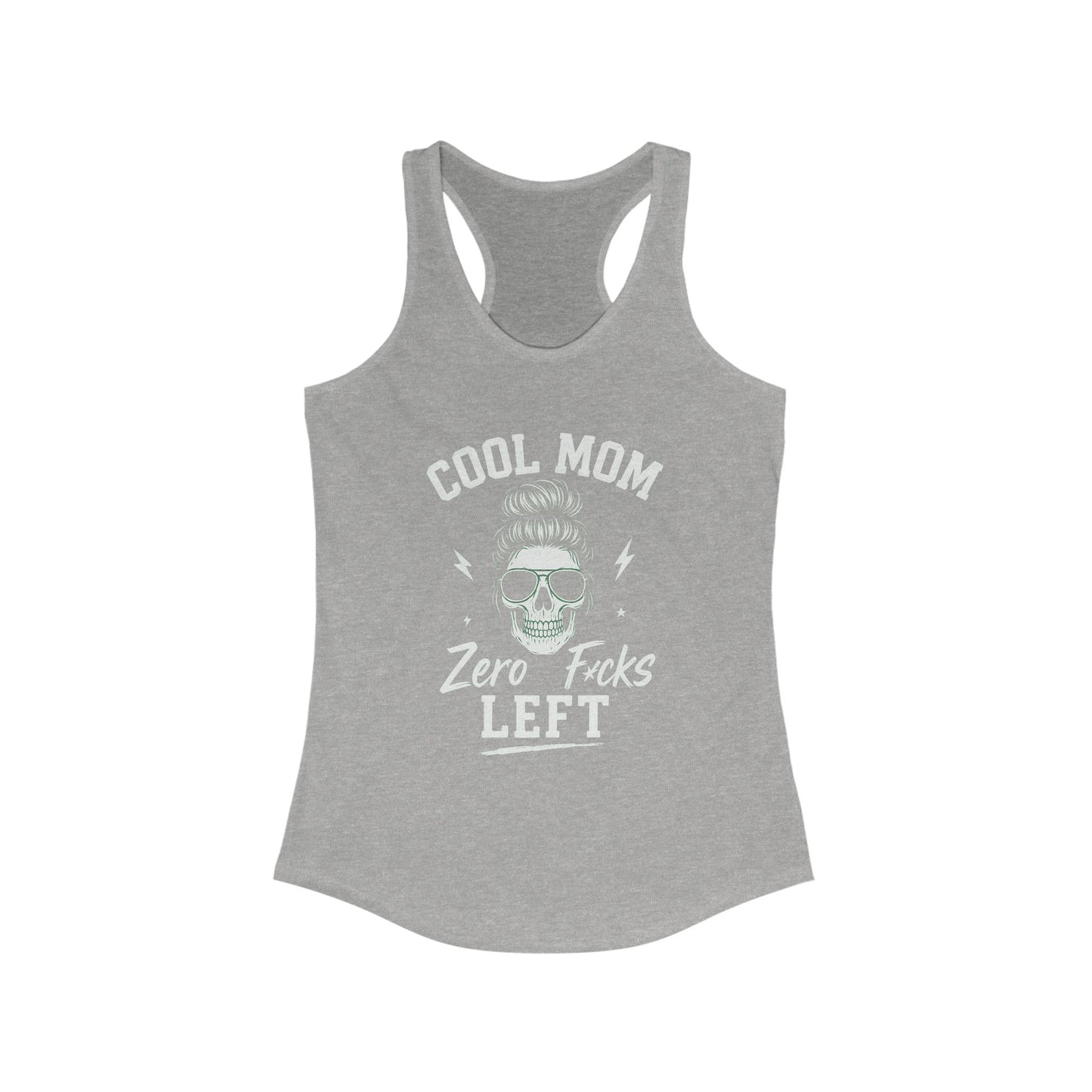 Cool Mom Racerback Tank — Zero F*cks Left