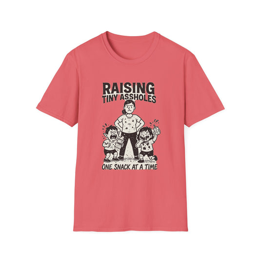 Raising Tiny Assholes — One Snack at a Time | Funny Parenting Tee