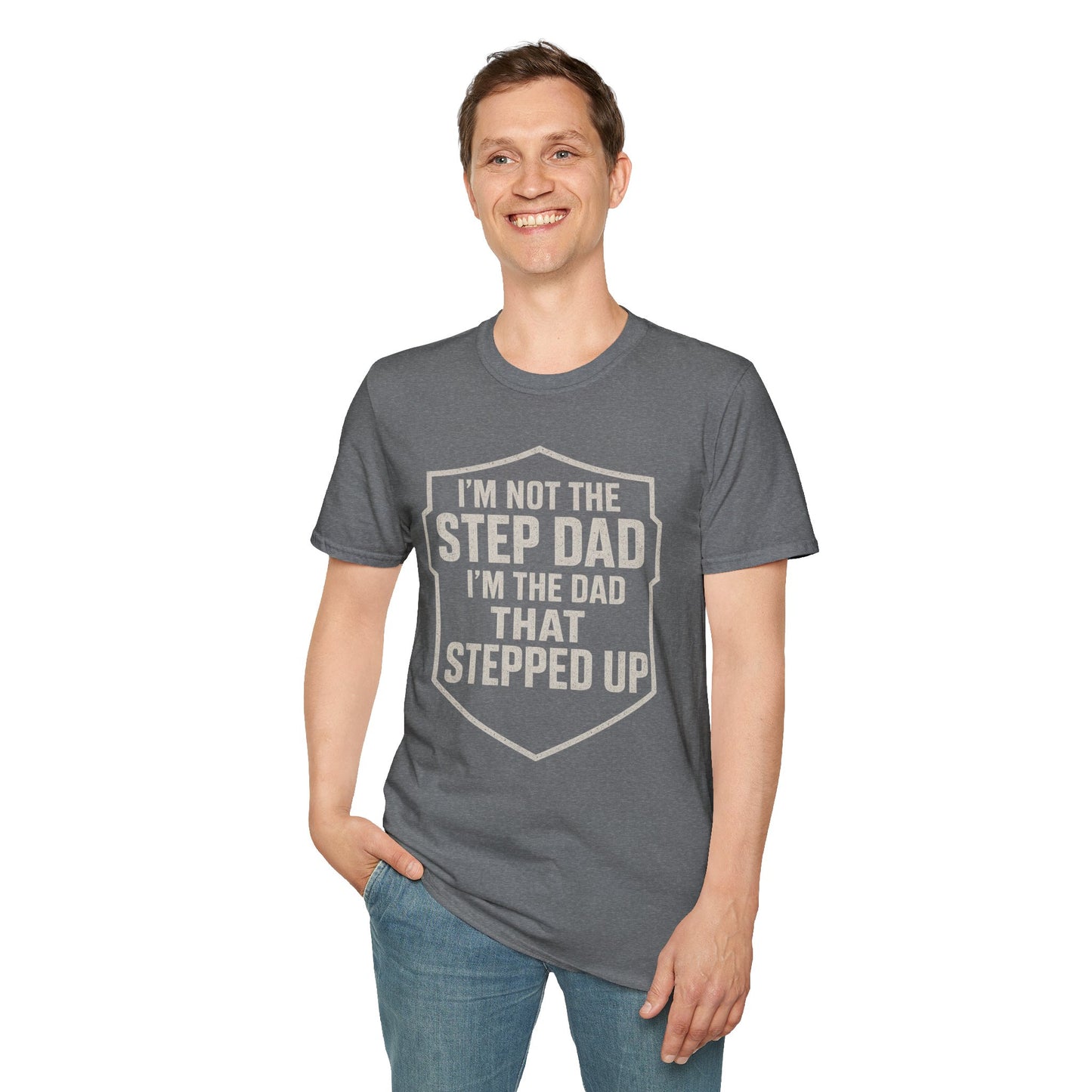 Dad That Stepped Up Shield Tee