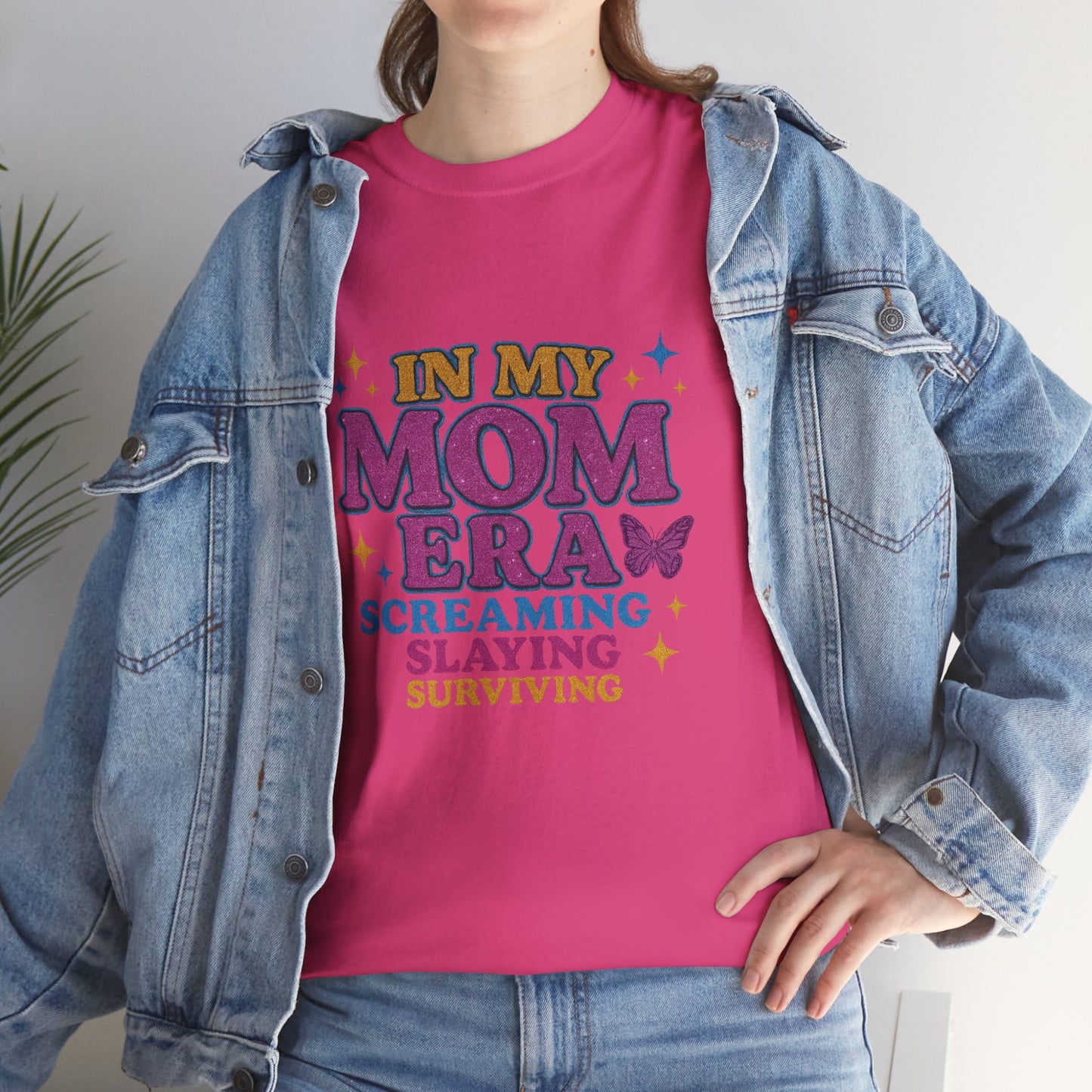 In My Mom Era – Glitter Core Chaos Tee