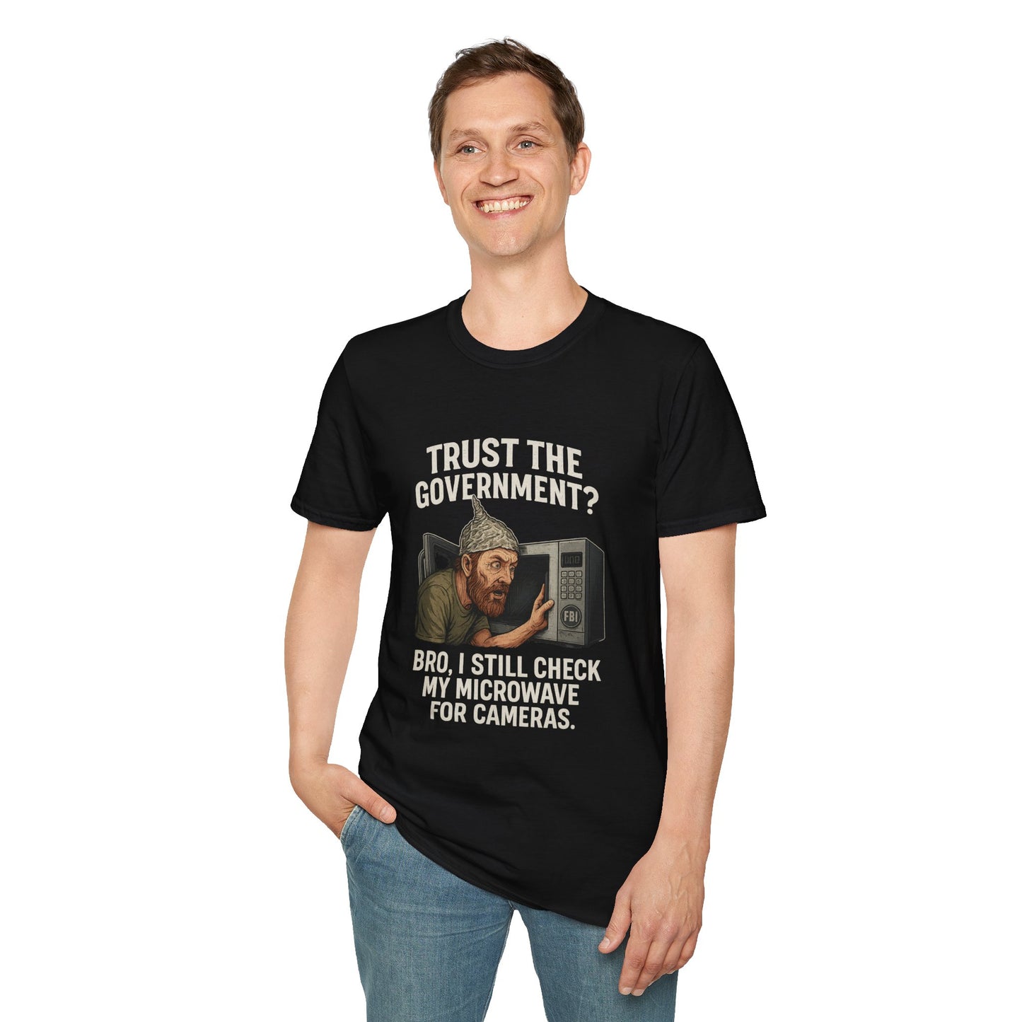 Funny Conspiracy Theory T-Shirt, Gift for Dad, Humor Tee, Unisex Casual Wear, Great for Birthdays or Holidays