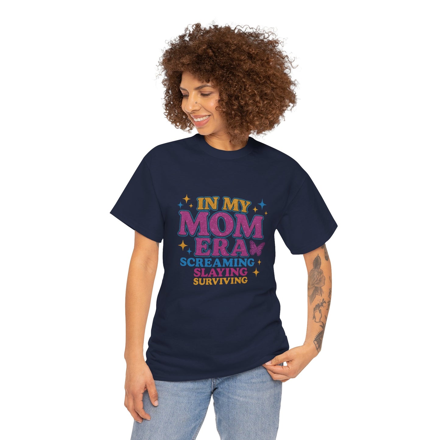 In My Mom Era – Glitter Core Chaos Tee
