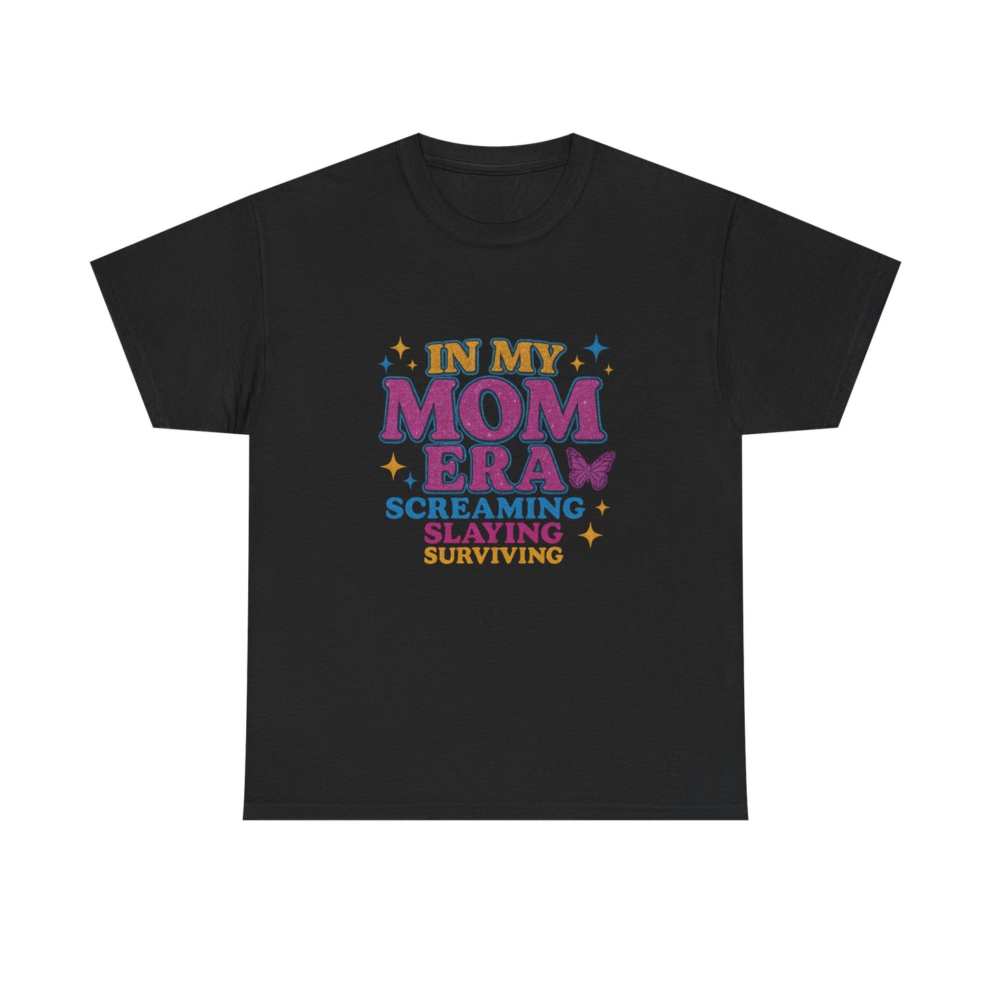 In My Mom Era – Glitter Core Chaos Tee