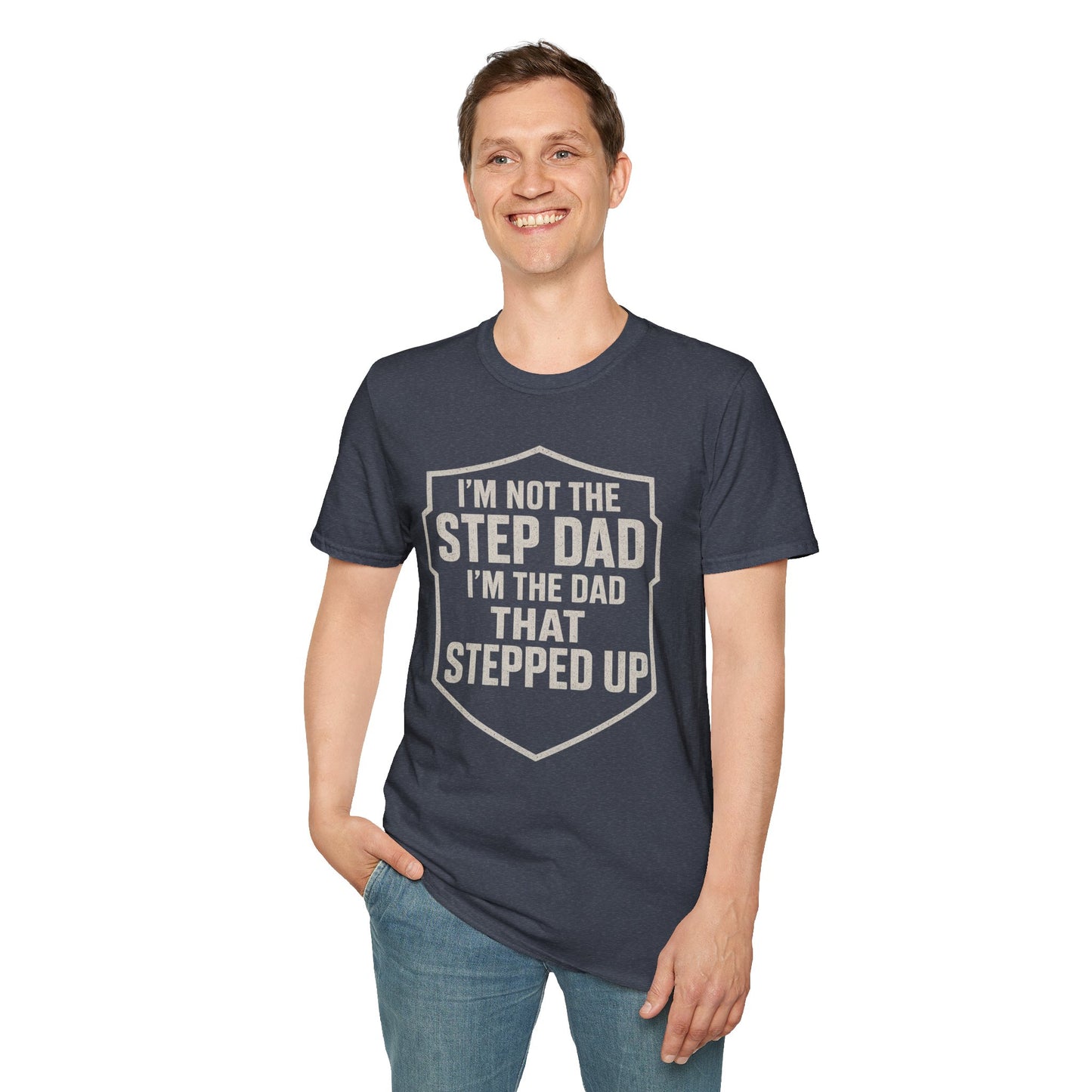 Dad That Stepped Up Shield Tee