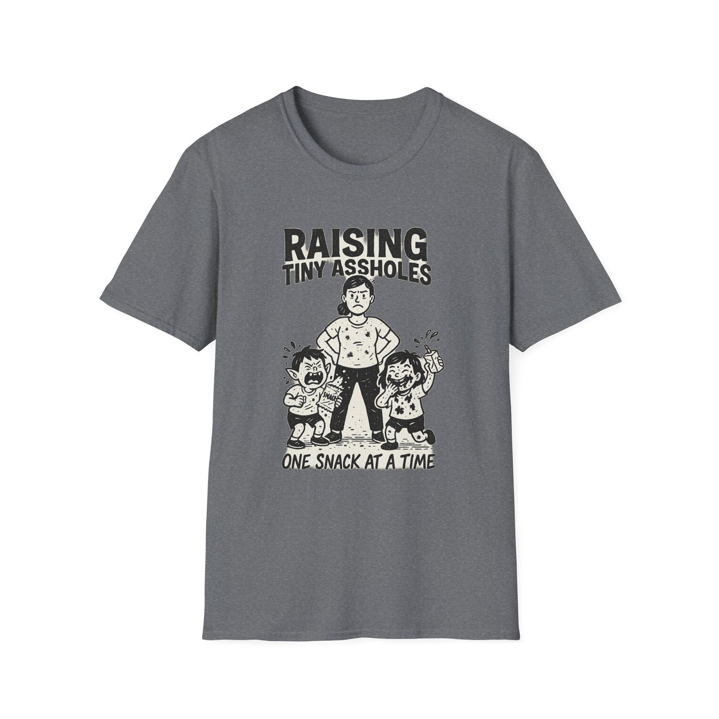 Raising Tiny Assholes — One Snack at a Time | Funny Parenting Tee