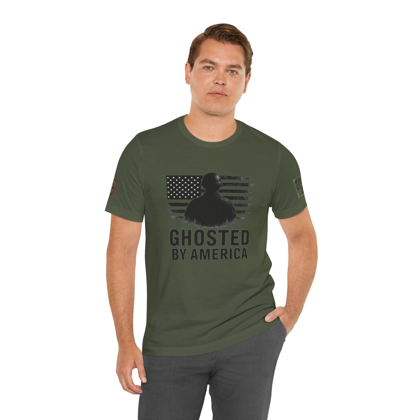 Ghosted by America™ Tee – Bold Patriotic Statement Shirt