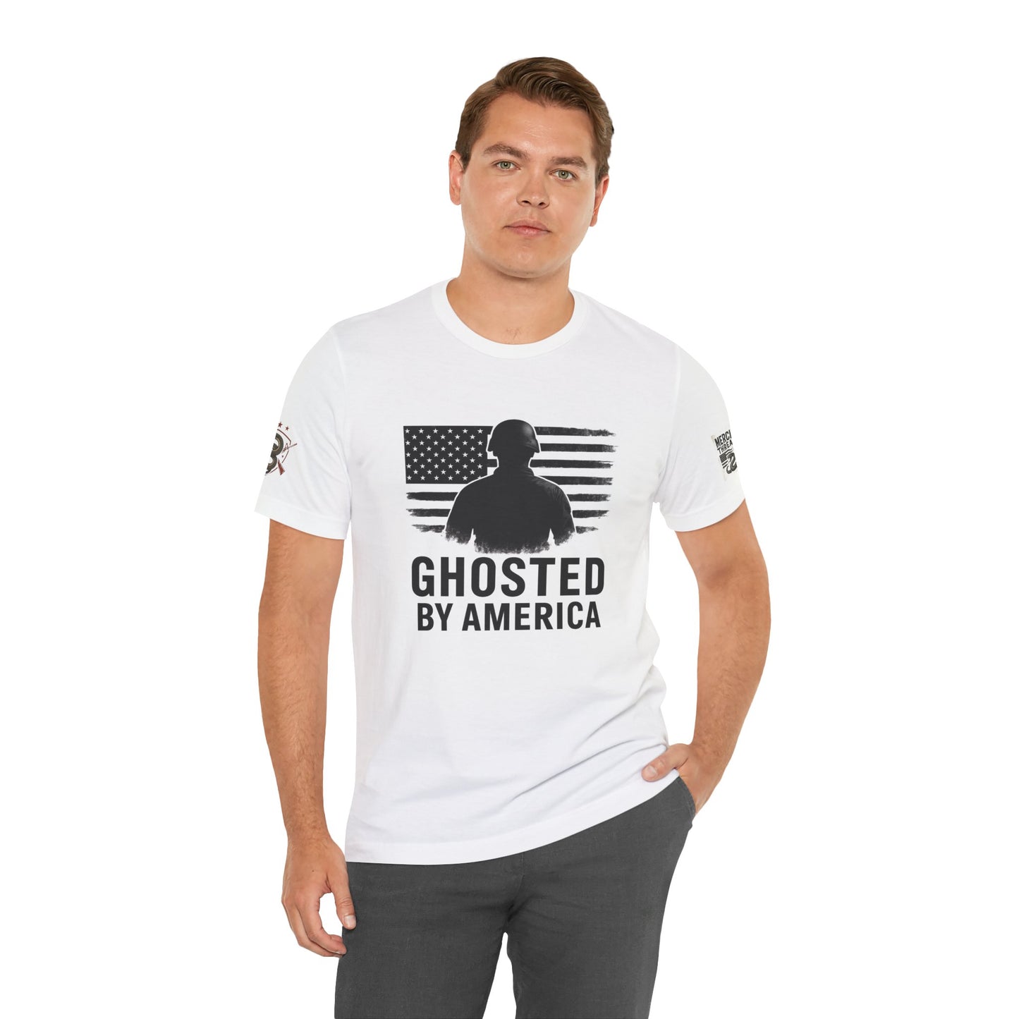 Ghosted by America™ Tee – Bold Patriotic Statement Shirt