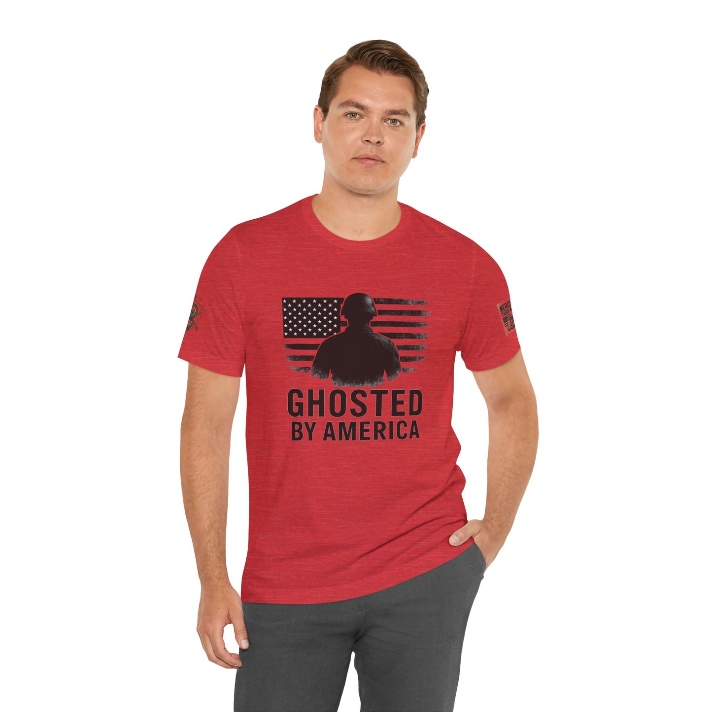 Ghosted by America™ Tee – Bold Patriotic Statement Shirt