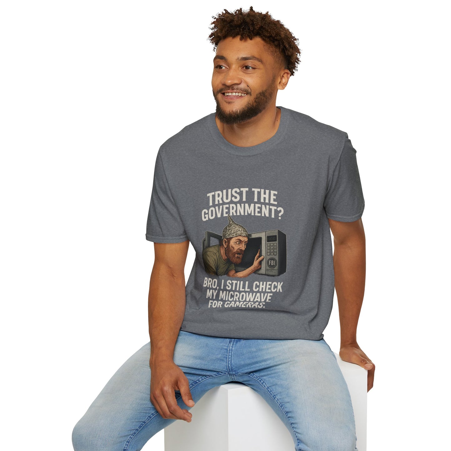 Funny Conspiracy Theory T-Shirt, Gift for Dad, Humor Tee, Unisex Casual Wear, Great for Birthdays or Holidays