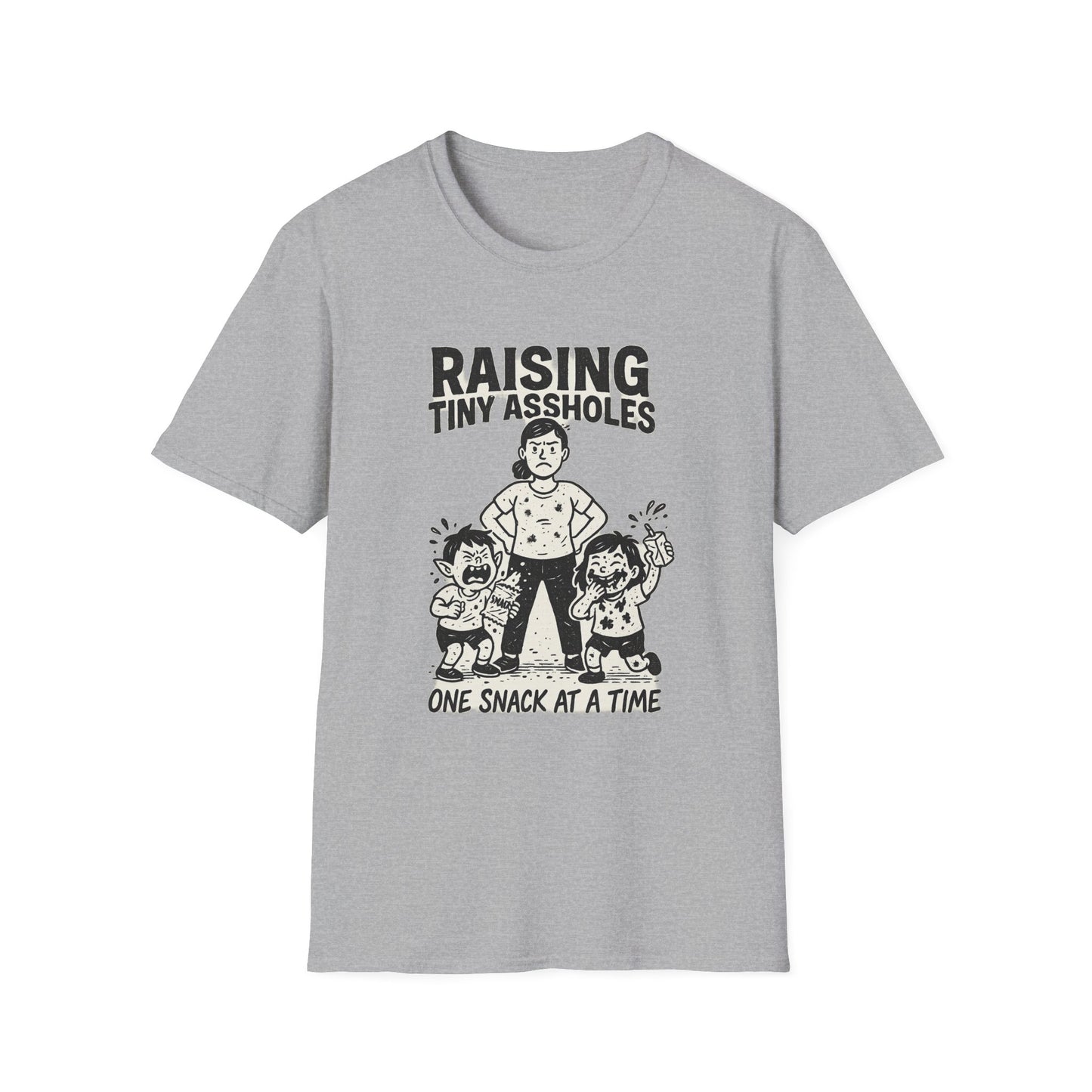 Raising Tiny Assholes — One Snack at a Time | Funny Parenting Tee