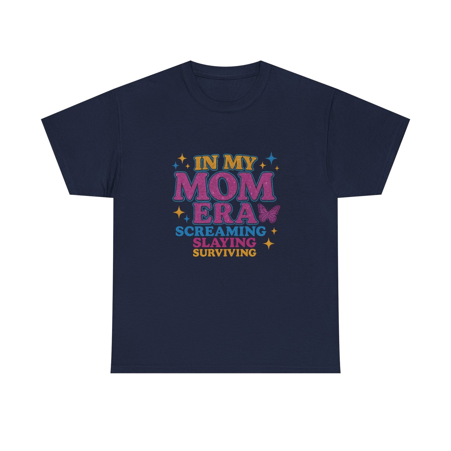 In My Mom Era – Glitter Core Chaos Tee
