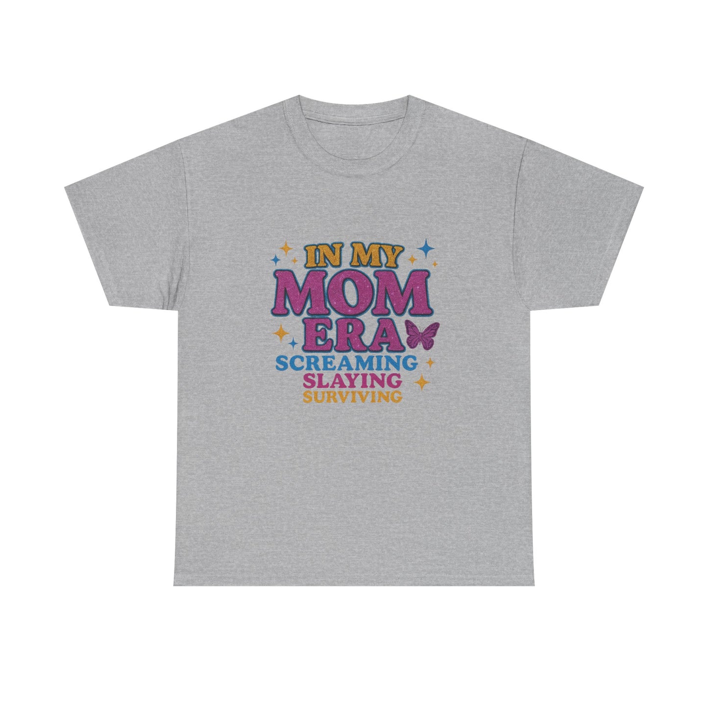 In My Mom Era – Glitter Core Chaos Tee