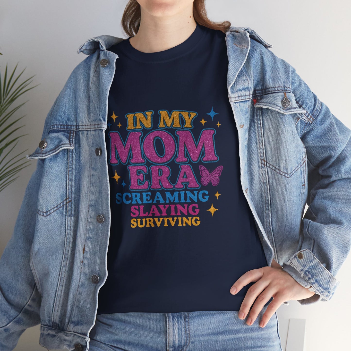 In My Mom Era – Glitter Core Chaos Tee