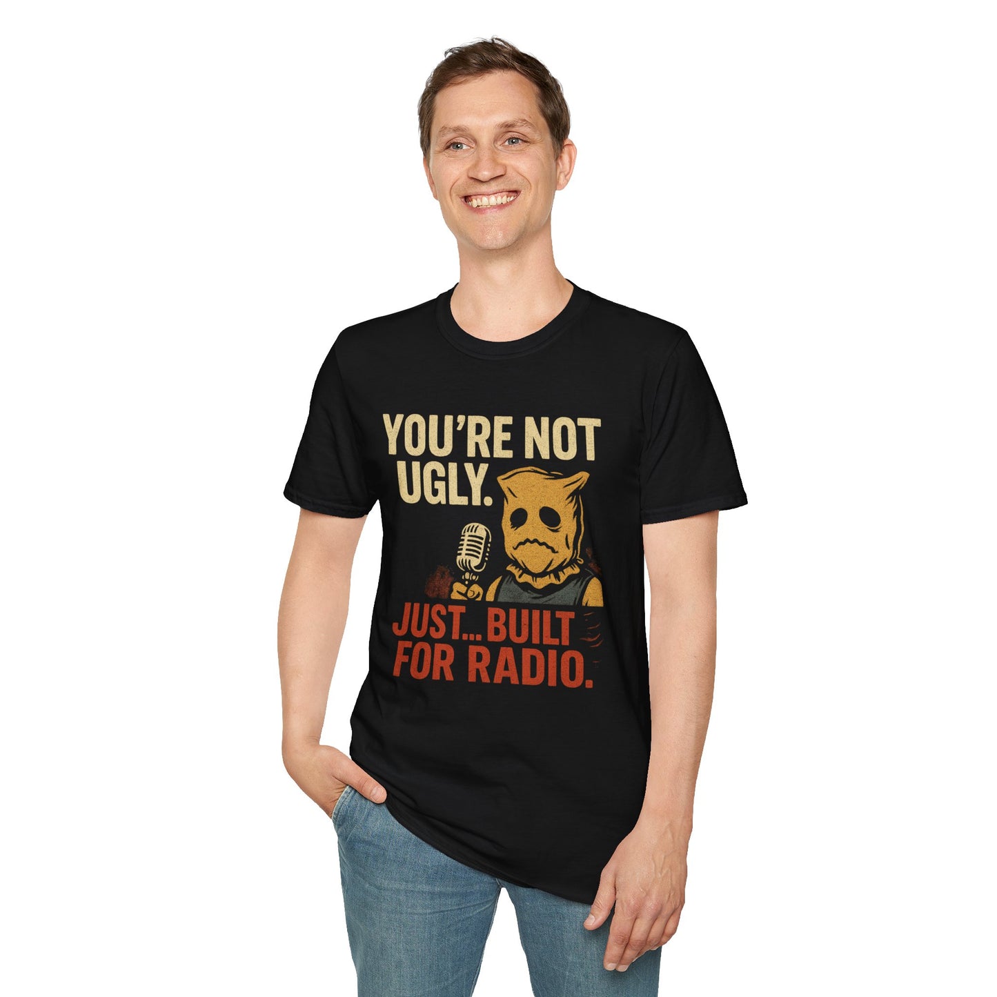 Funny Radio Humor Unisex T-Shirt, Casual Gift for Friends, Birthday Present, Comfy Everyday Wear, Ideal for Radio Lovers